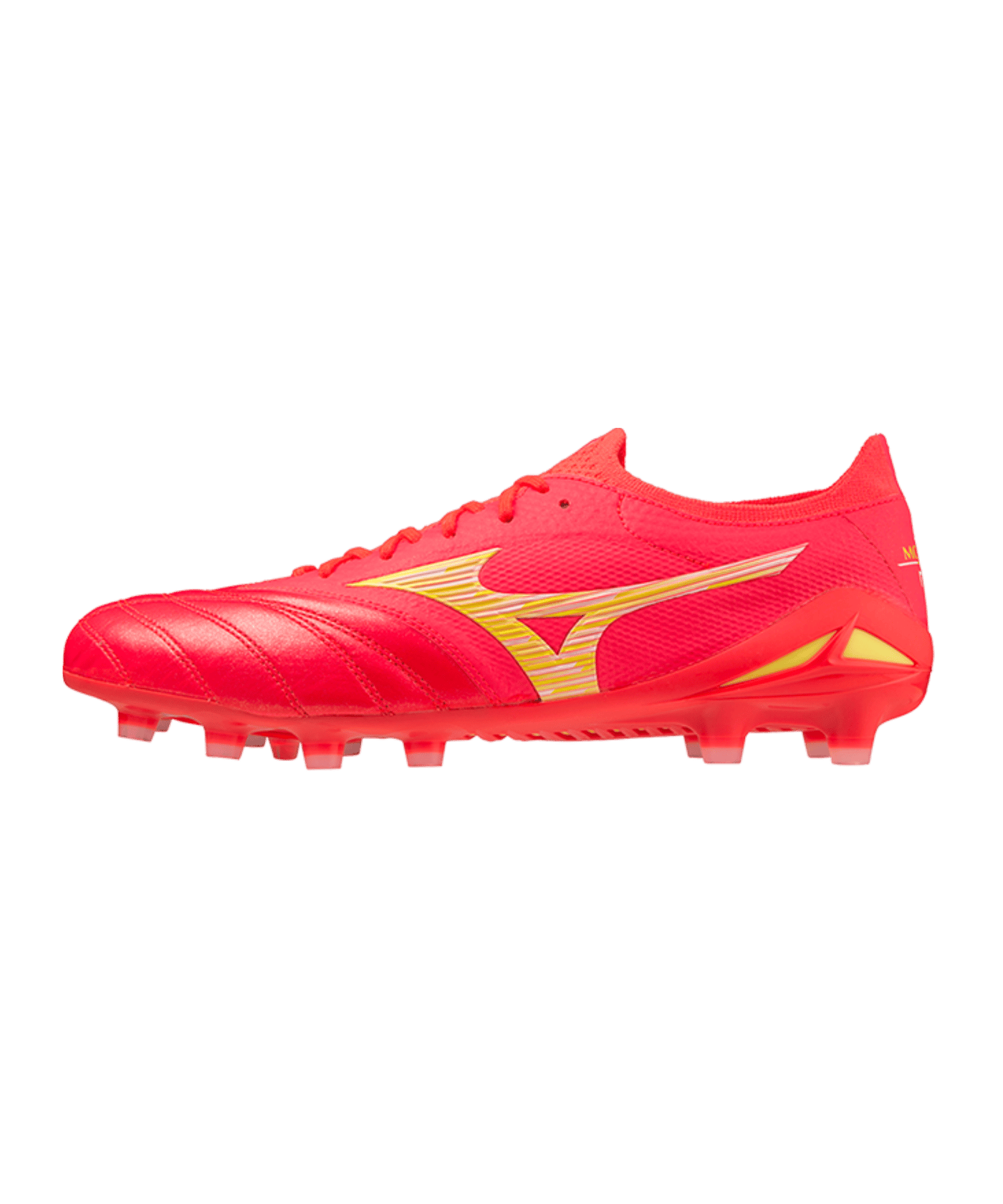 Mizuno Morelia Neo IV Made in Japan FG Release Rot Gelb F64 - rot