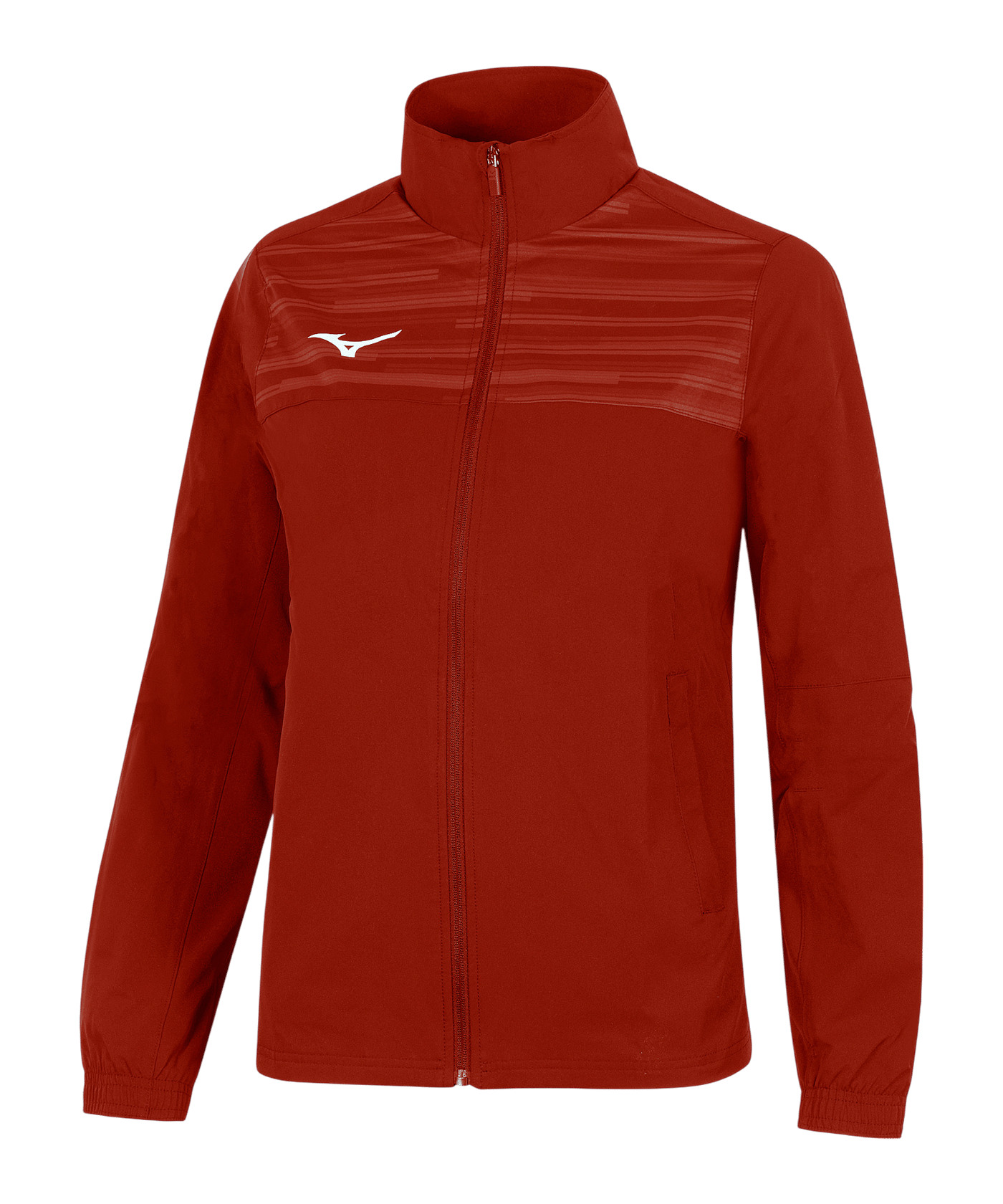 Mizuno Chiba Micro Trainingsjacke Damen Rot F62 - rot