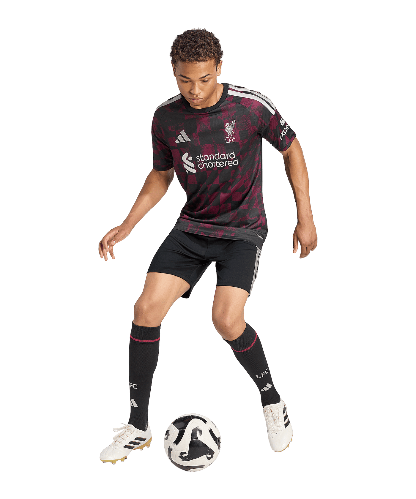 adidas FC Liverpool Short 3rd 2026/2027 Schwarz - schwarz