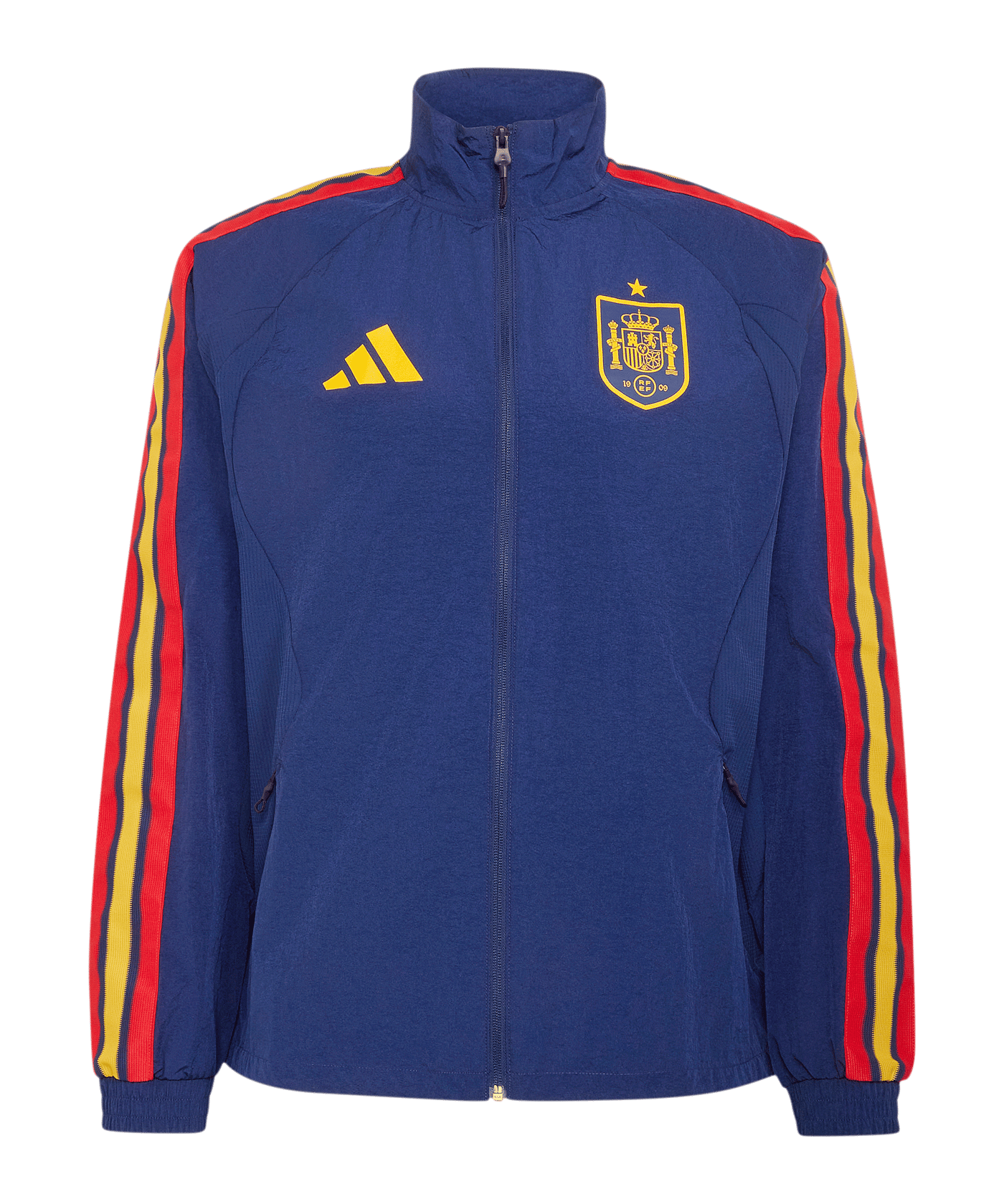 adidas RFEF Spanien Anthem Jacke Blau - blau