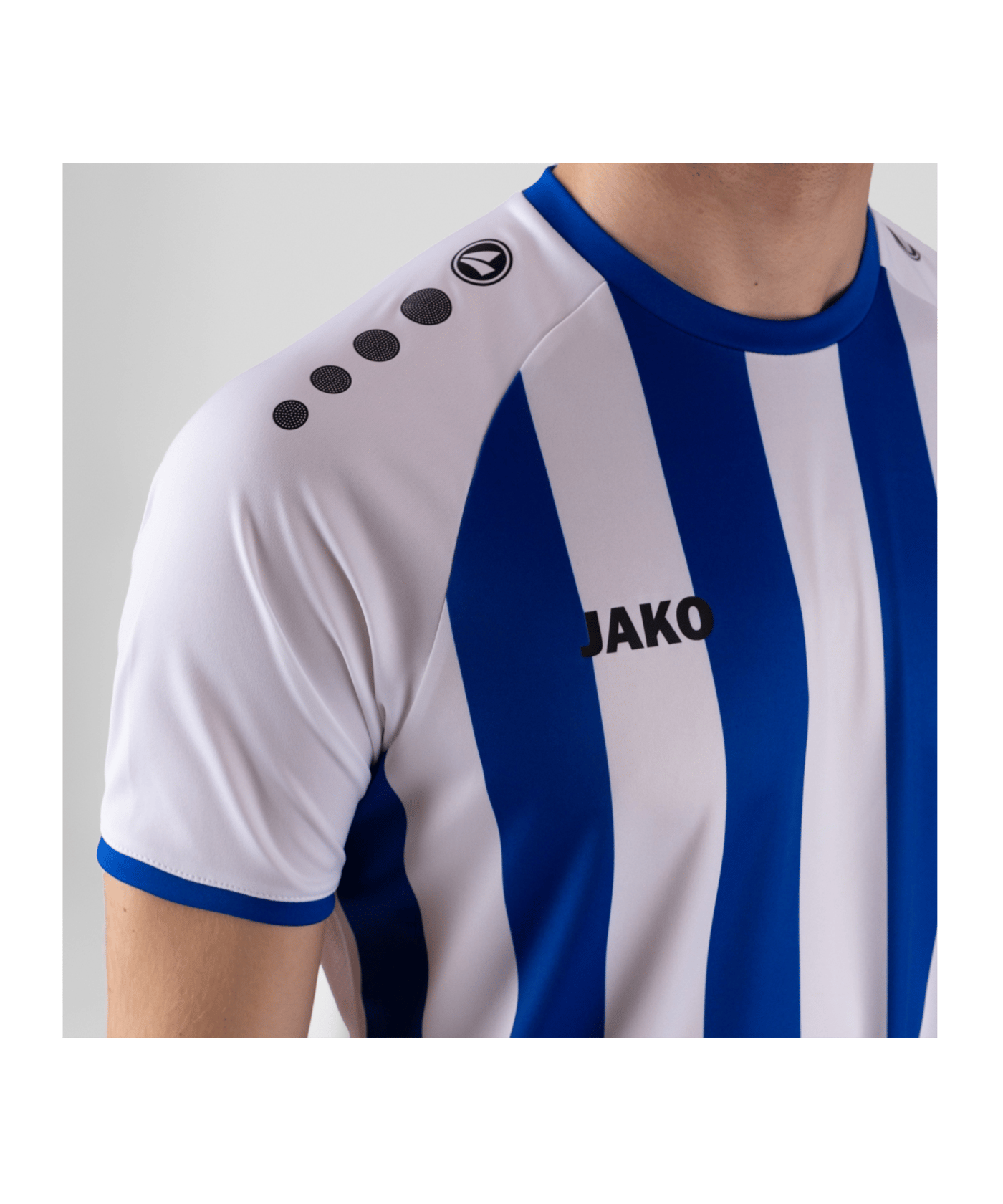 JAKO Inter Trikot Kids Weiss Blau F012 - weiss