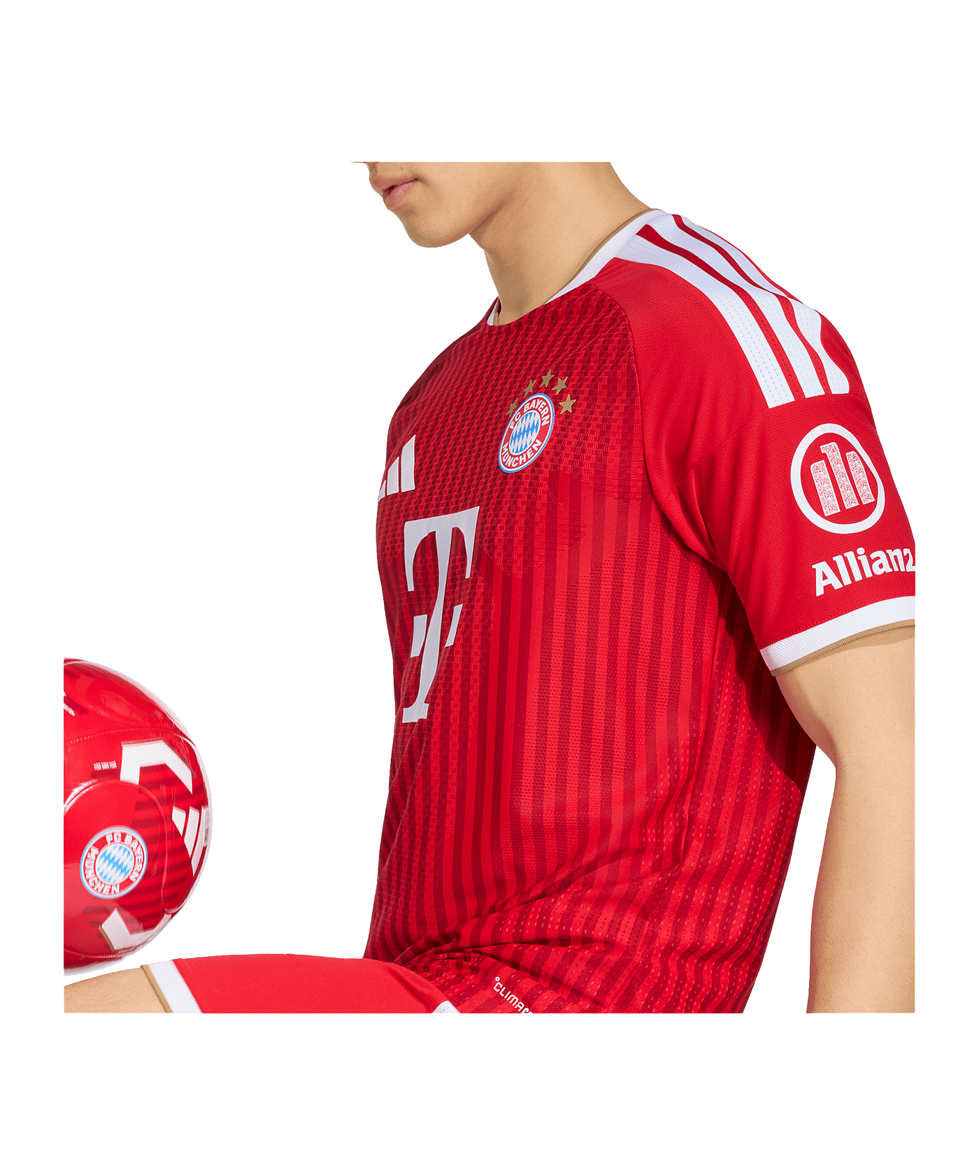 adidas FC Bayern München Authentic Trikot Home 2026/2027 Rot - rot