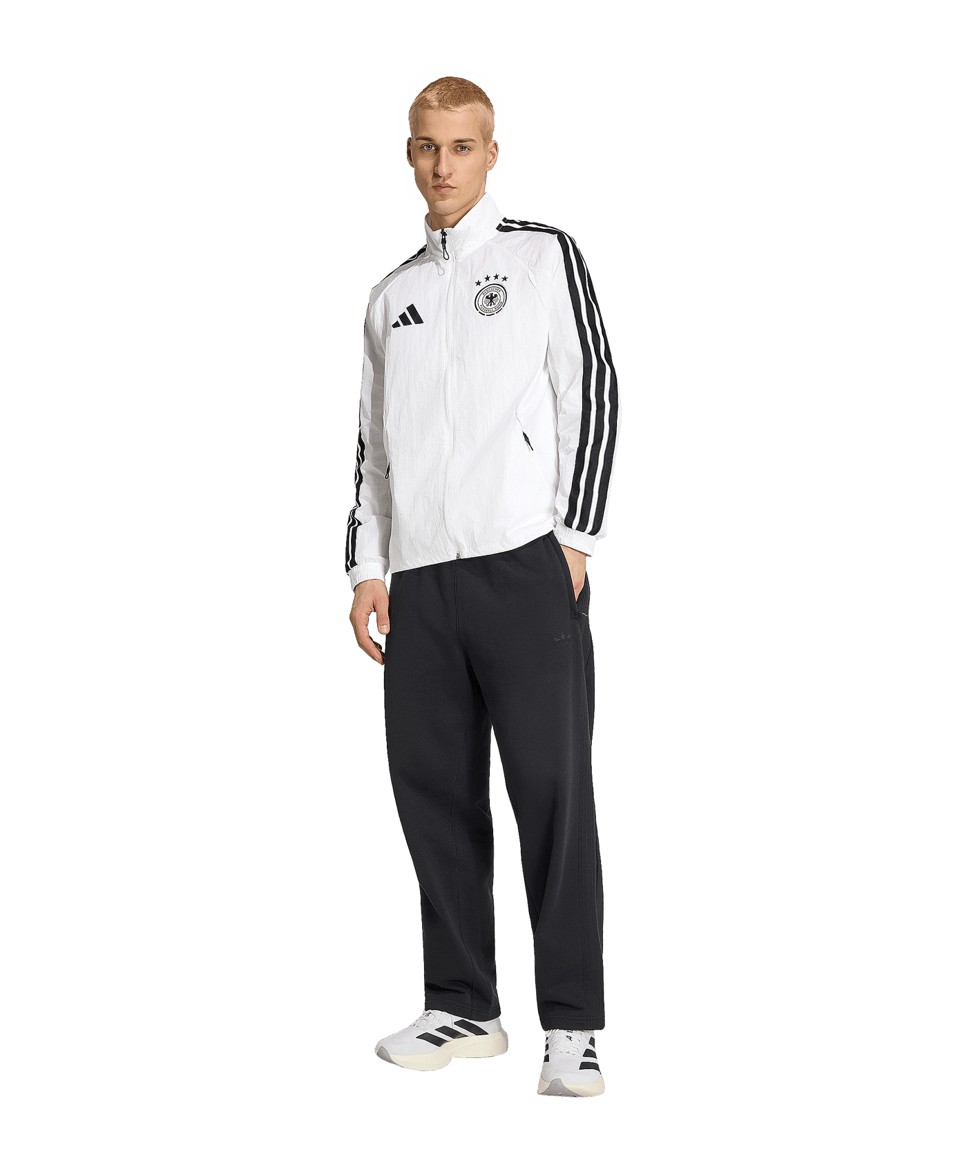 adidas DFB Deutschland Anthem Jacke Weiß - weiss