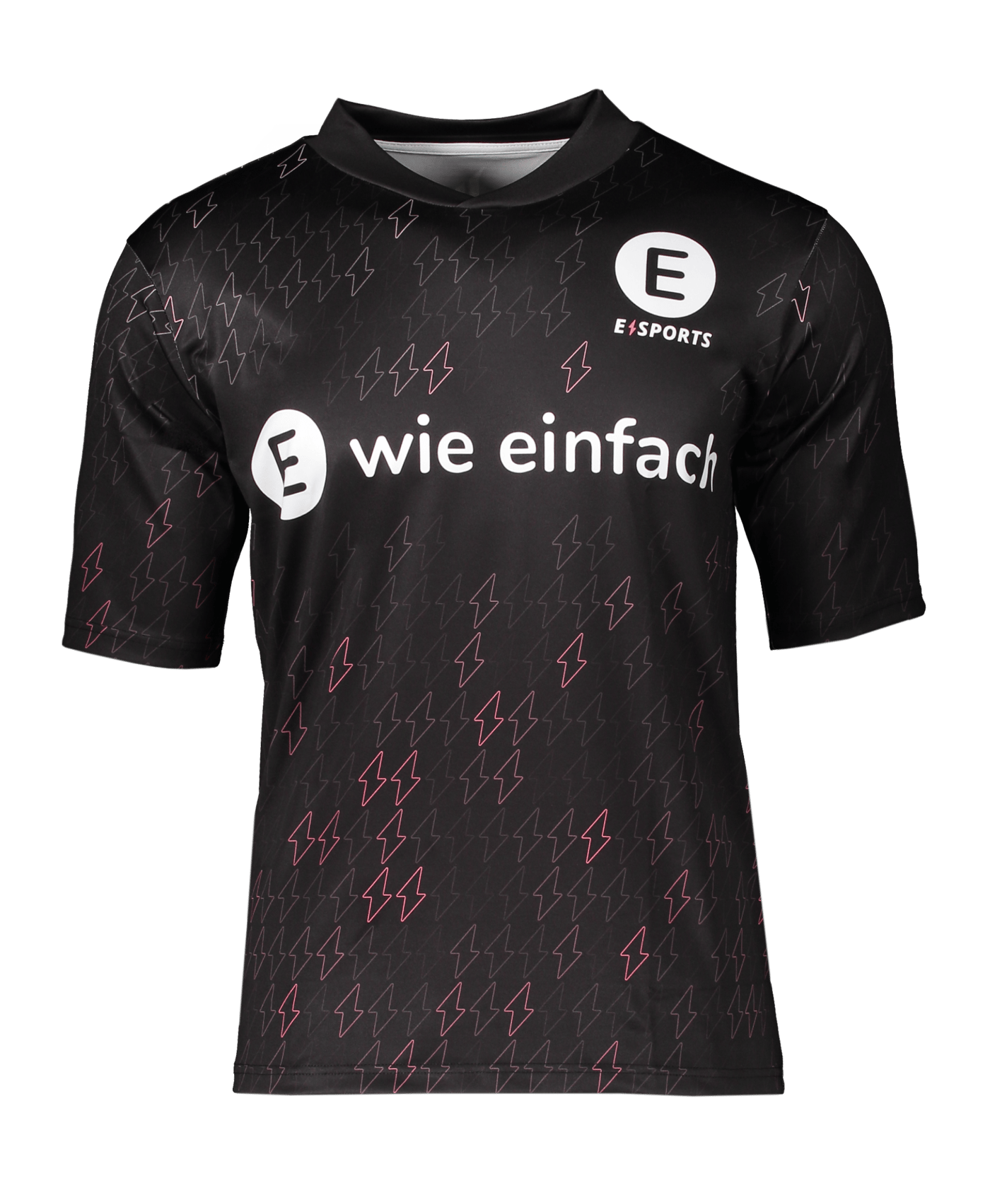 E wie einfach Trikot Schwarz - schwarz