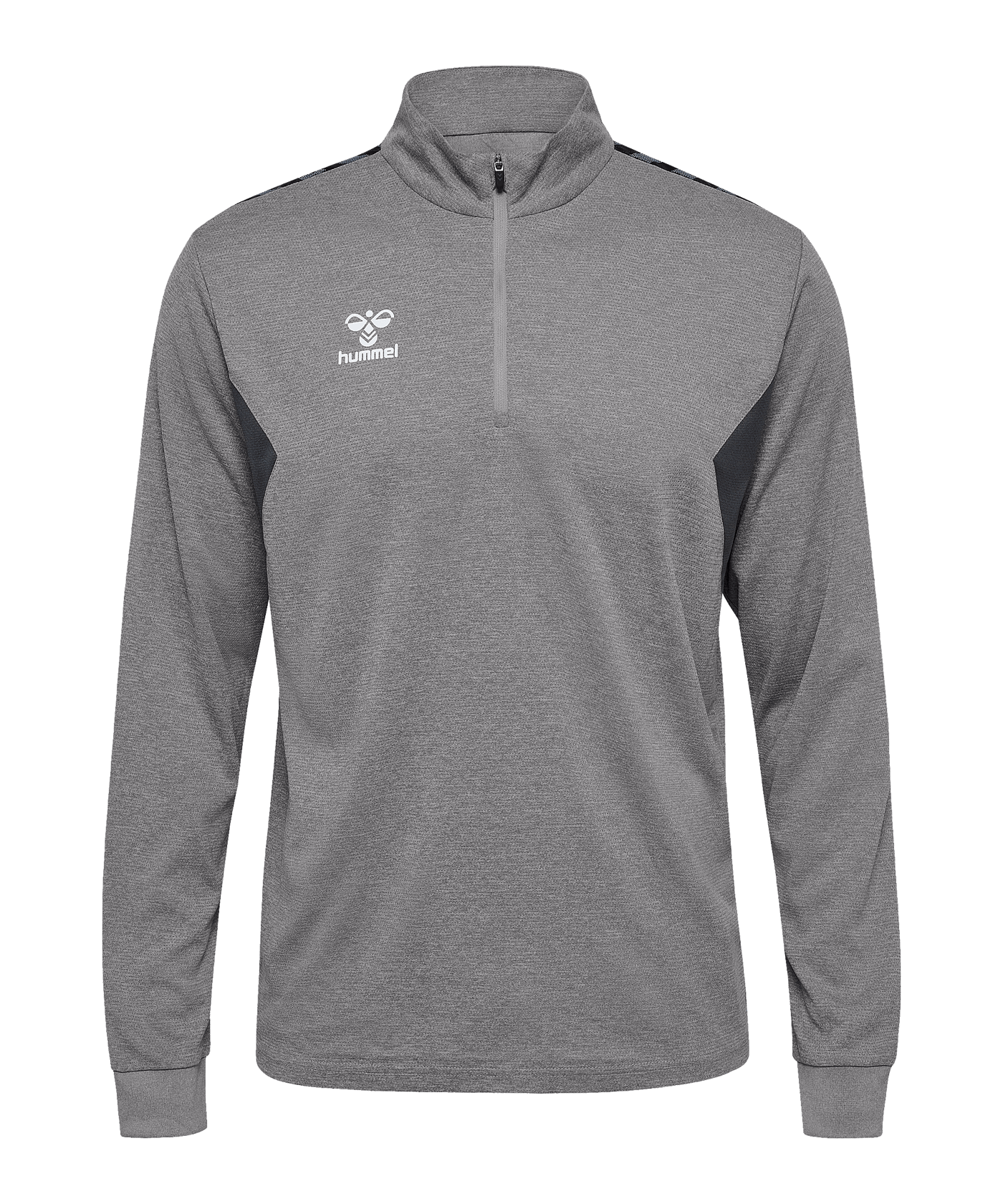 Hummel hmlAUTHENTIC HalfZip Sweatshirt Grau F2006 - grau