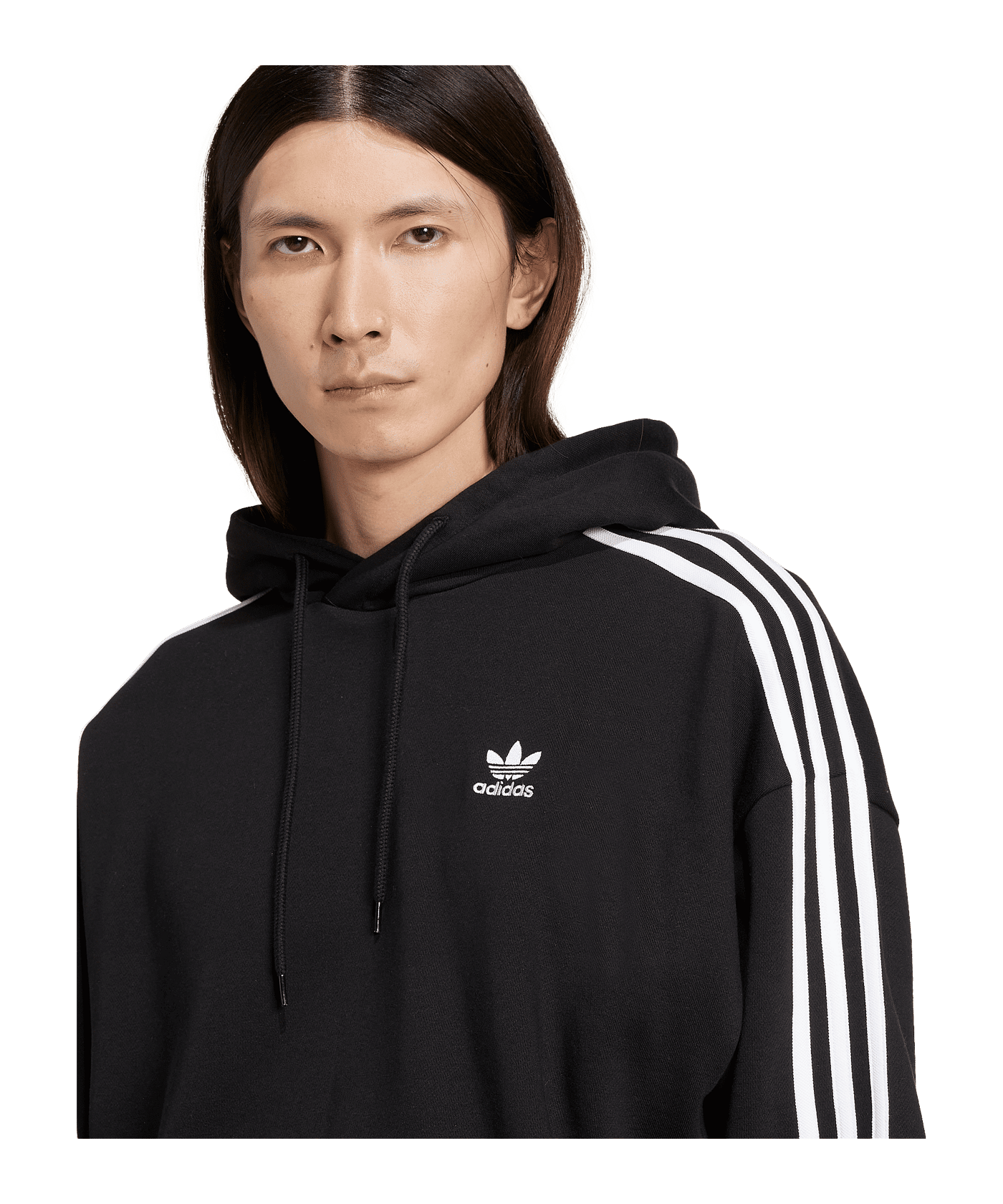 adidas Originals Adicolor Baggy Hoody Schwarz - schwarz