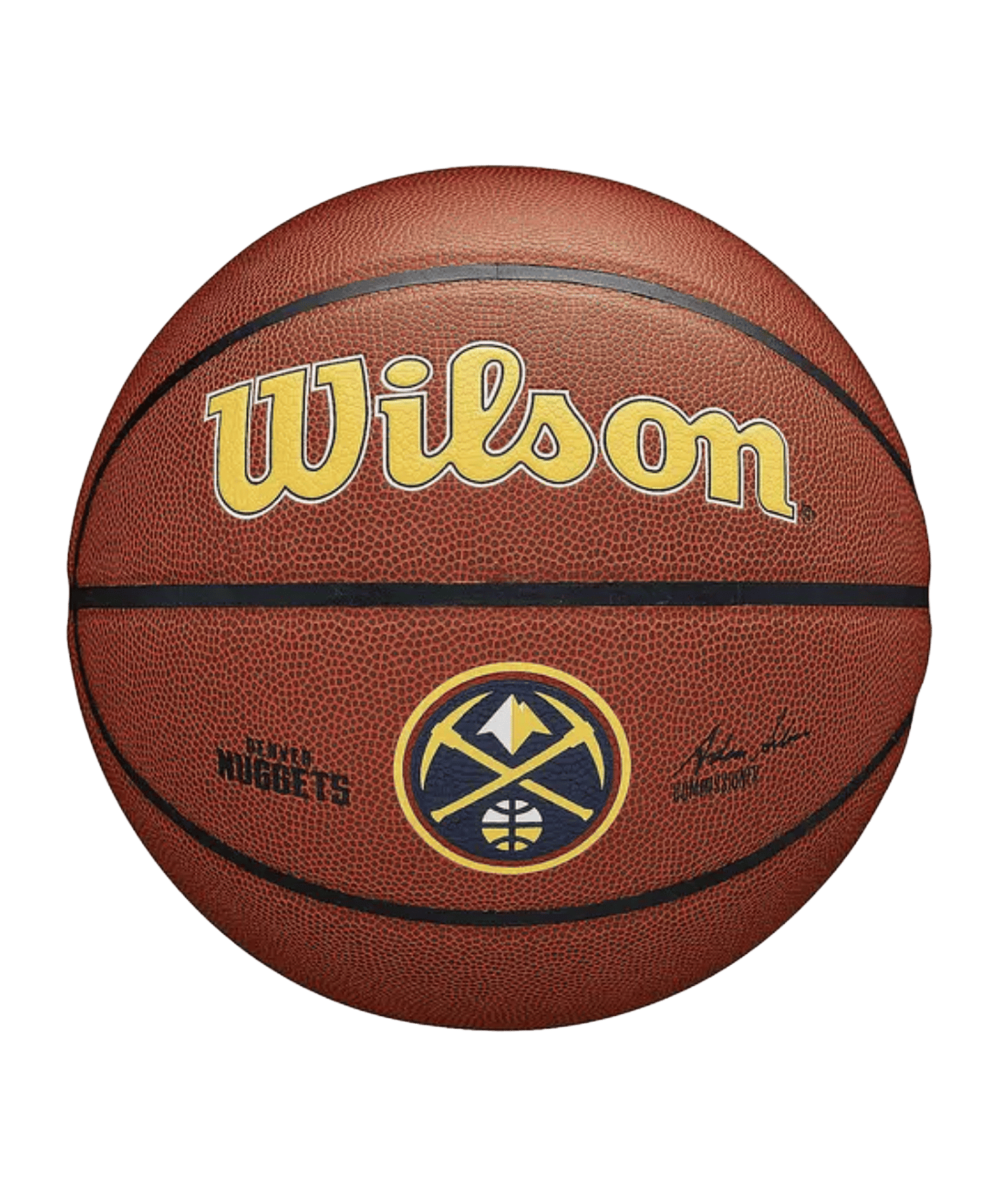 Wilson NBA Denver Nuggets Team Alliance Ball Braun Basketball Braun - braun