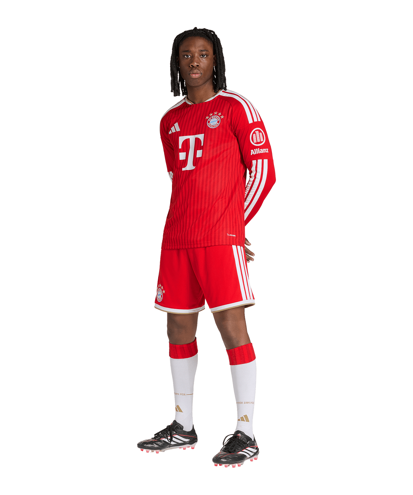 adidas FC Bayern München Trikot Langarm Home 2026/2027 Rot - rot