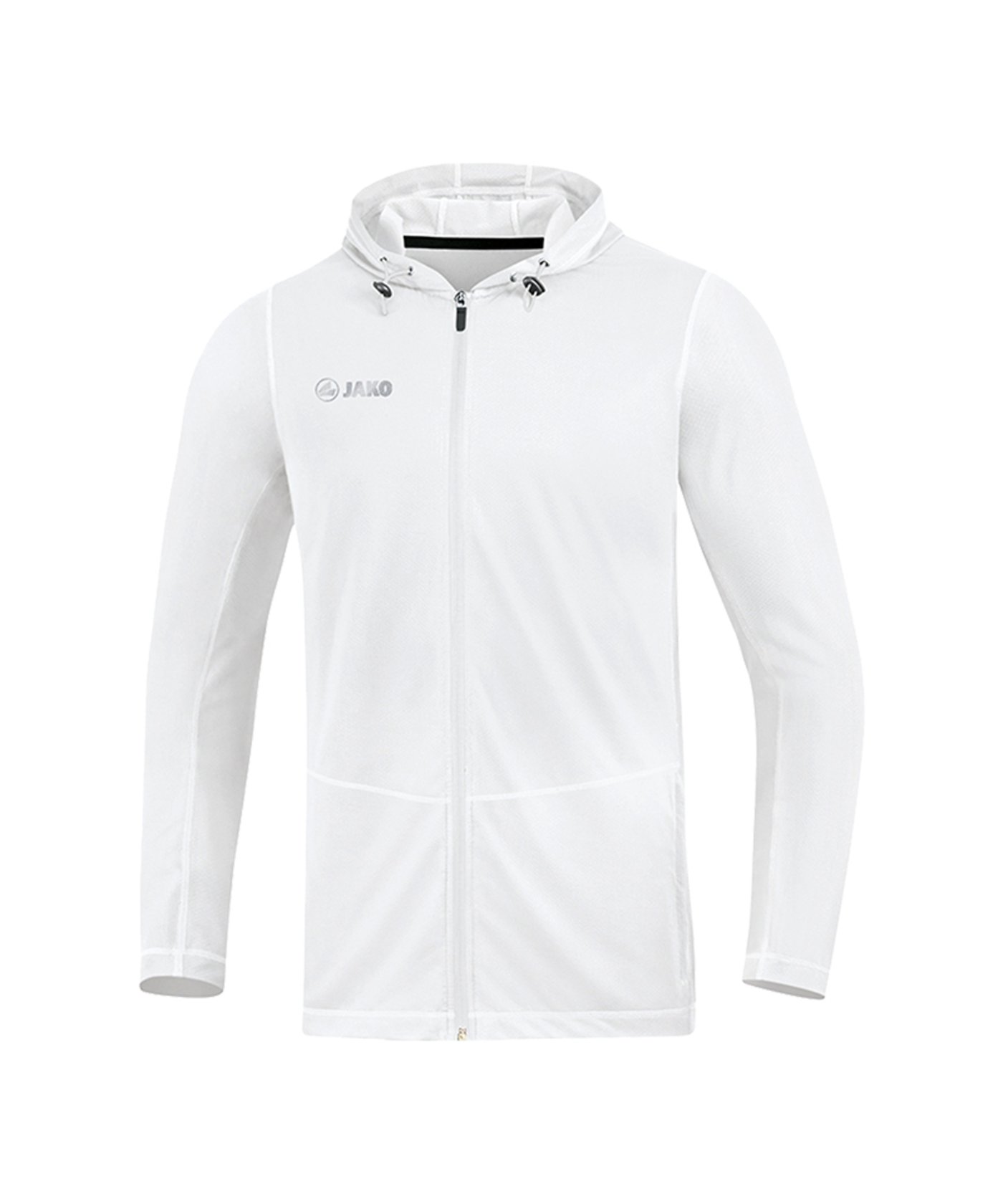 Jako Run 2.0 Kapuzenjacke Running Weiss F00 - weiss