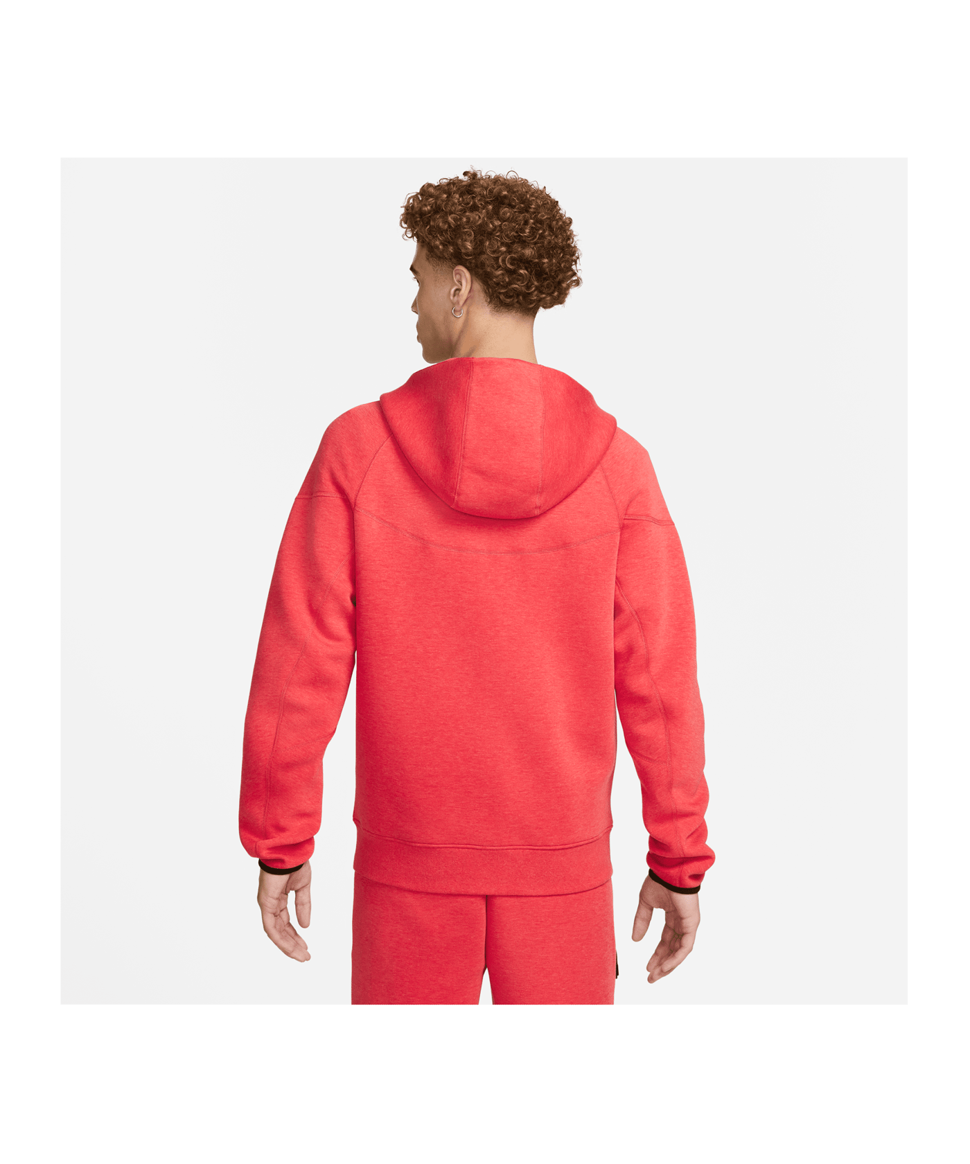 Nike Tech Windrunner Jacke Rot Schwarz F672 - rot