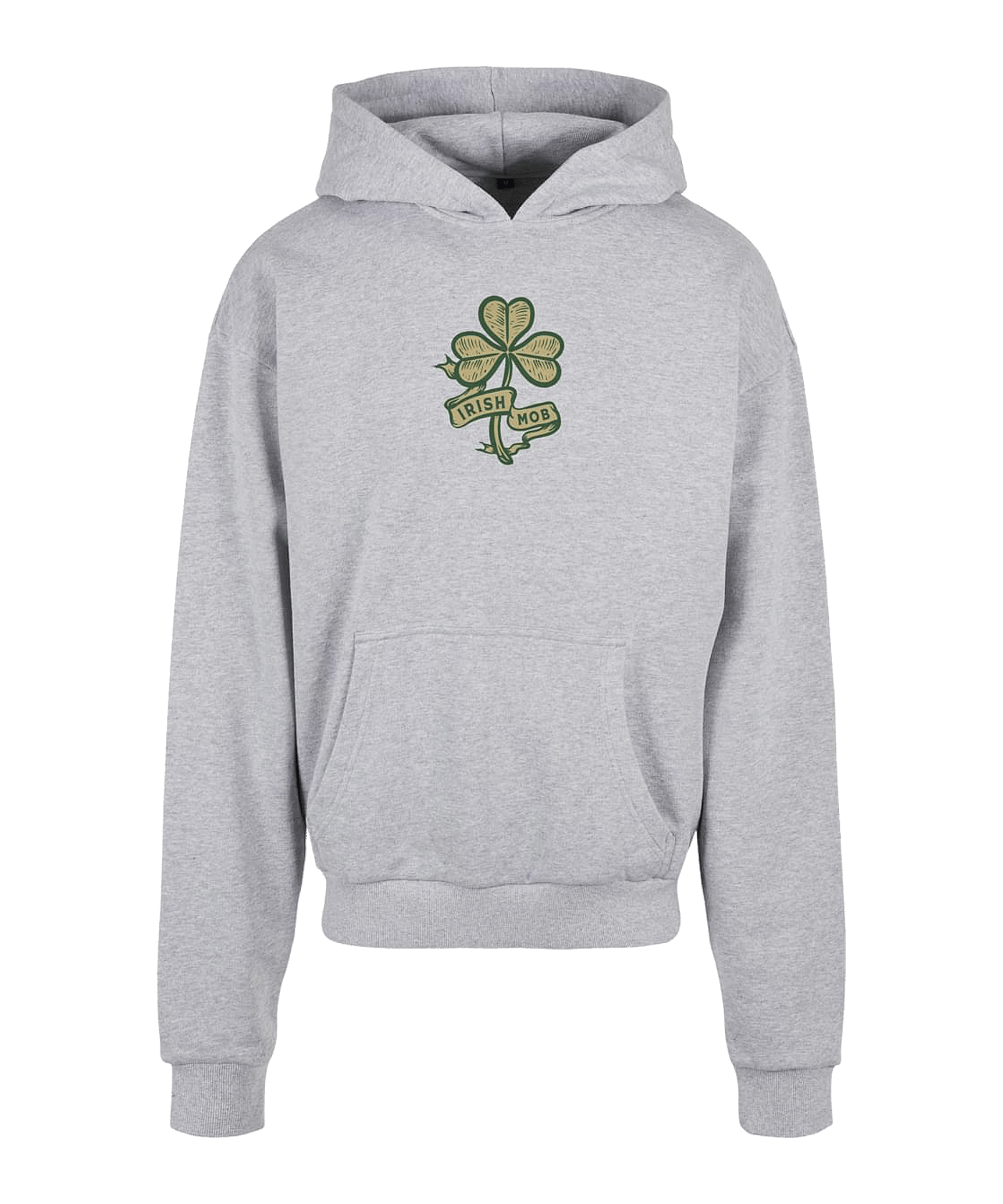Mister Tee Old Irish Mob Oversized Hoody Grau - grau