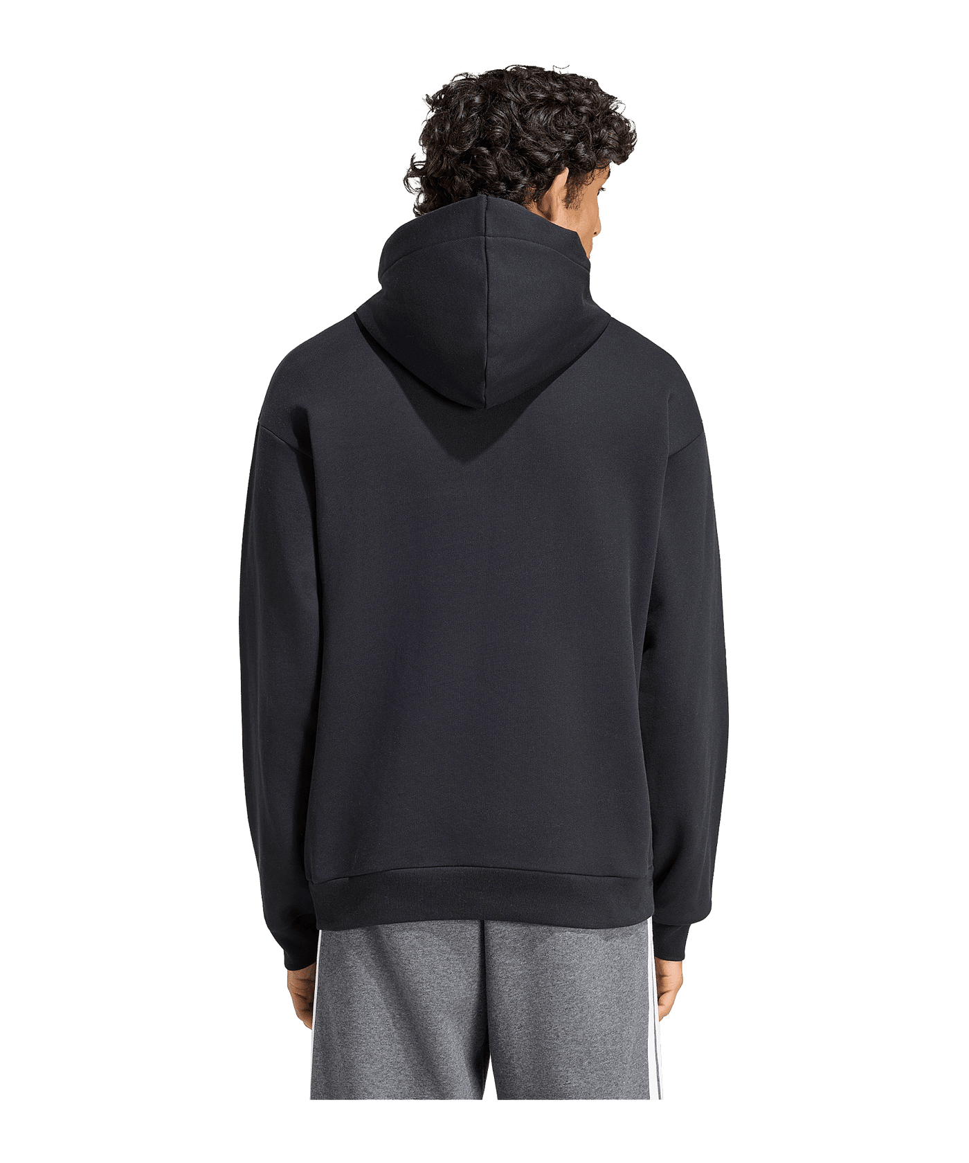 adidas Essentials 3-Stripes French Terry Hoody Schwarz - schwarz