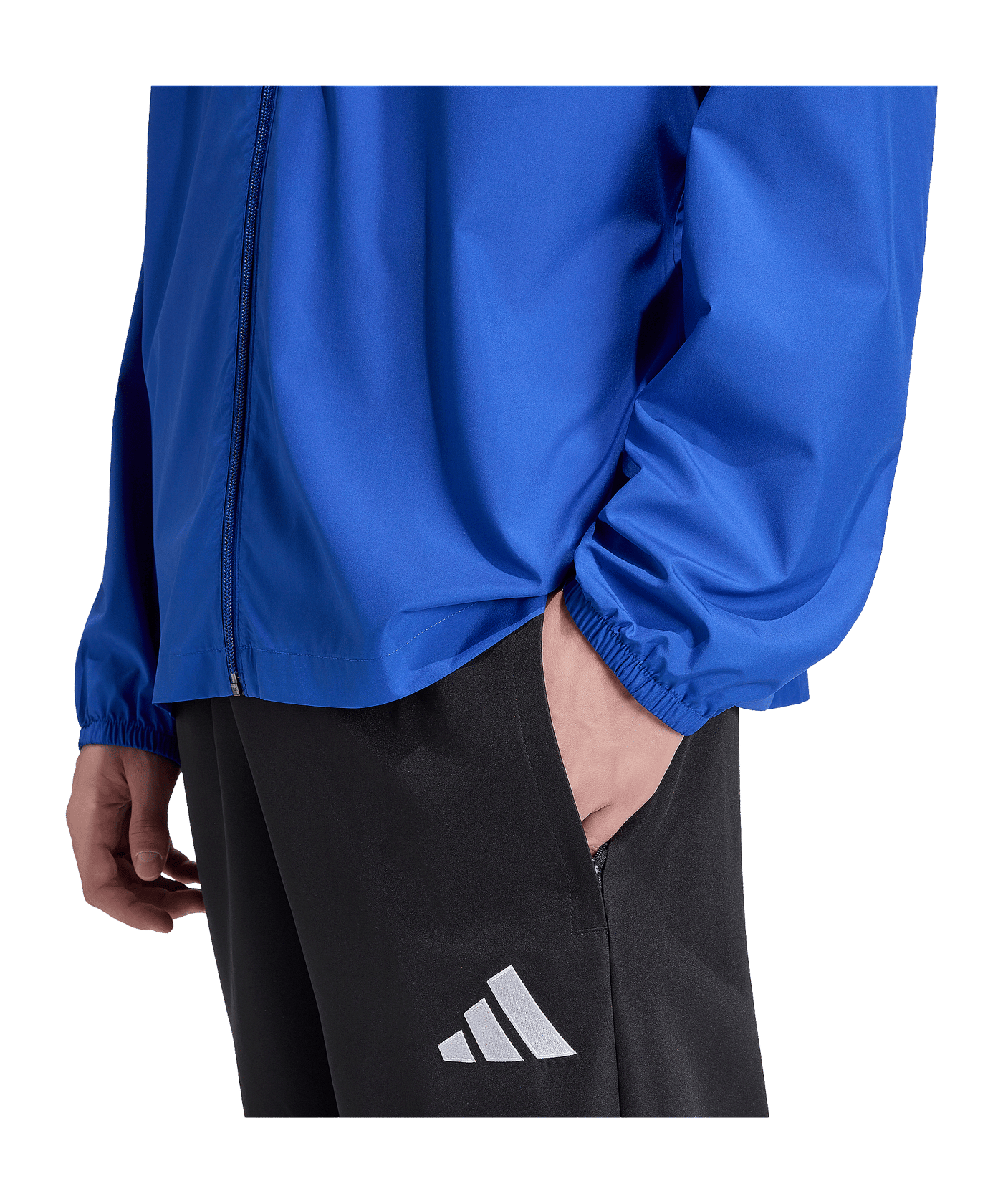adidas Entrada 26 Regenjacke Blau - blau