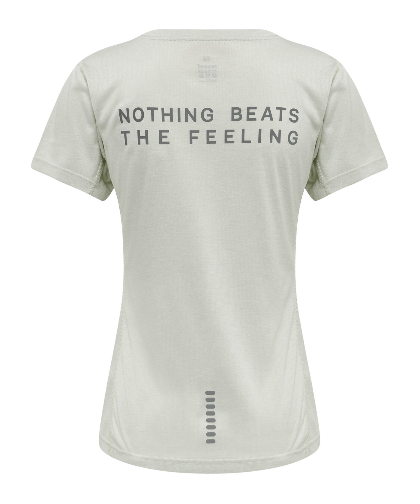 Newline Statement T-Shirt Running Damen F1113 - beige