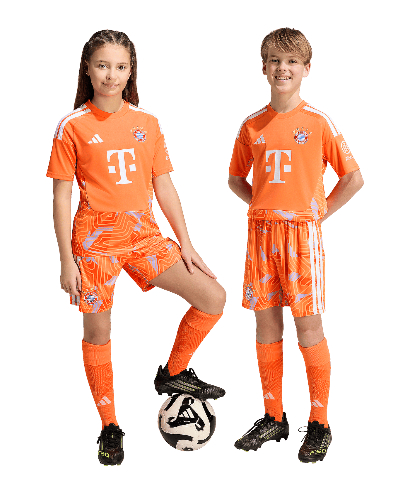 adidas FC Bayern München Torwartshort 2026/2027 Kids Orange - orange