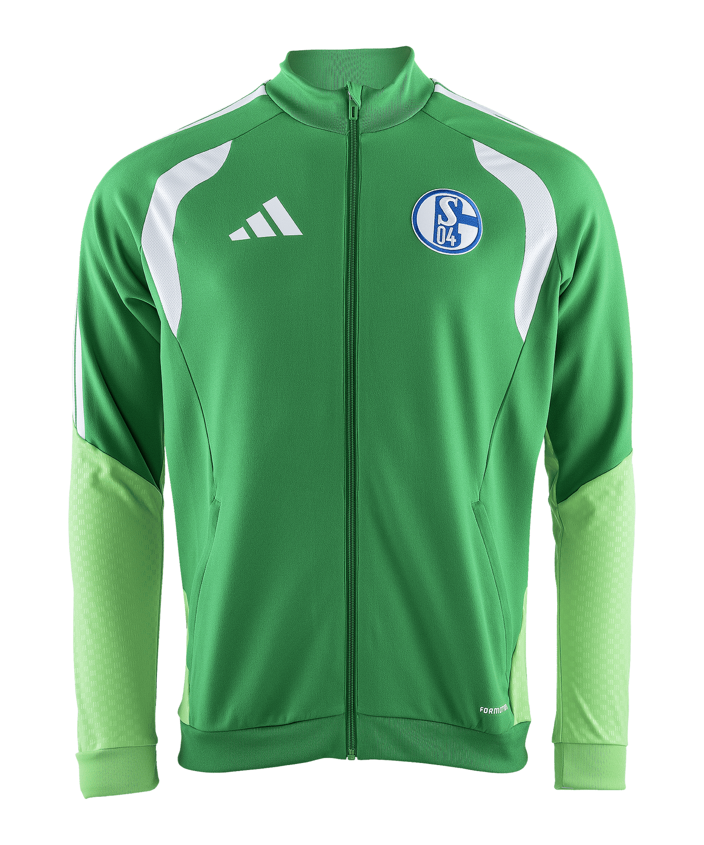 adidas FC Schalke 04 Team Trainingsjacke Grün - gruen