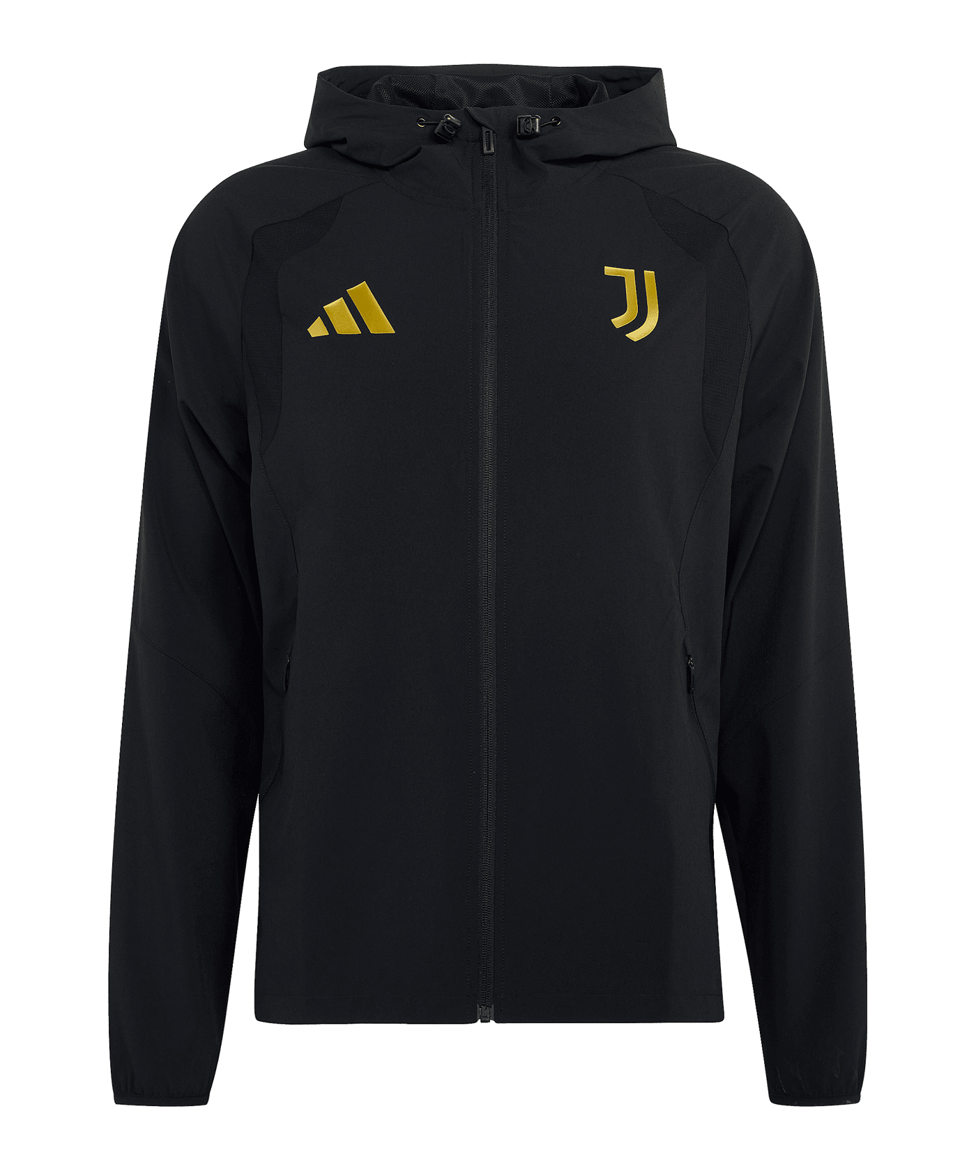 adidas Juventus Turin Tiro Travel Windjacke Schwarz - schwarz