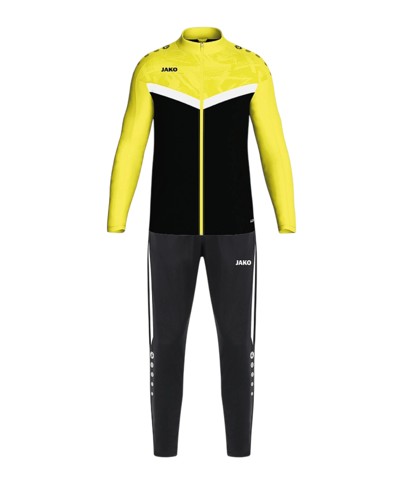 JAKO Iconic Trainingsanzug Schwarz F808 - schwarz