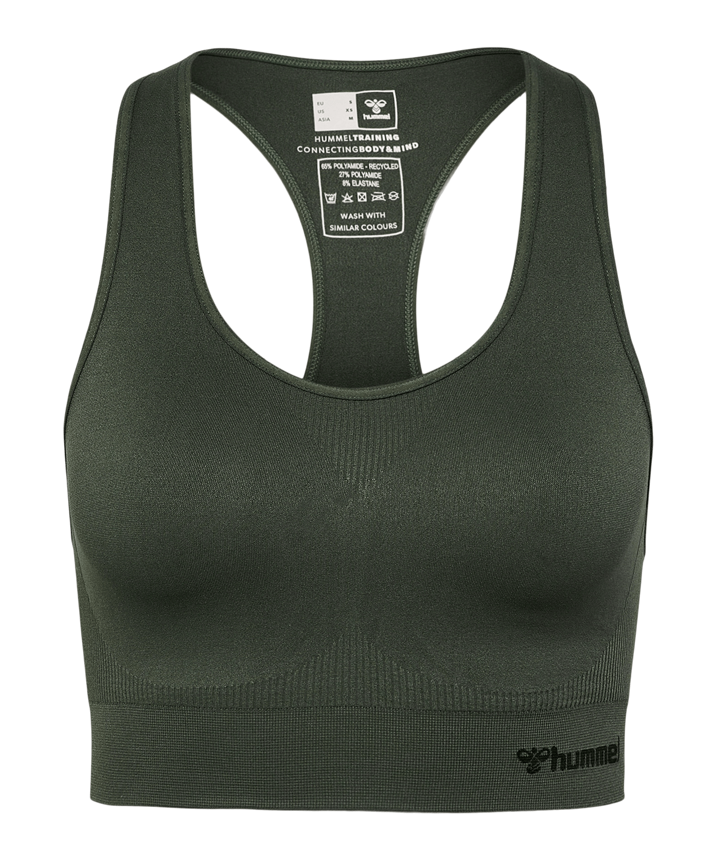 Hummel hmlTIF Seamless Sports Hemd Damen Grün F6126 - gruen
