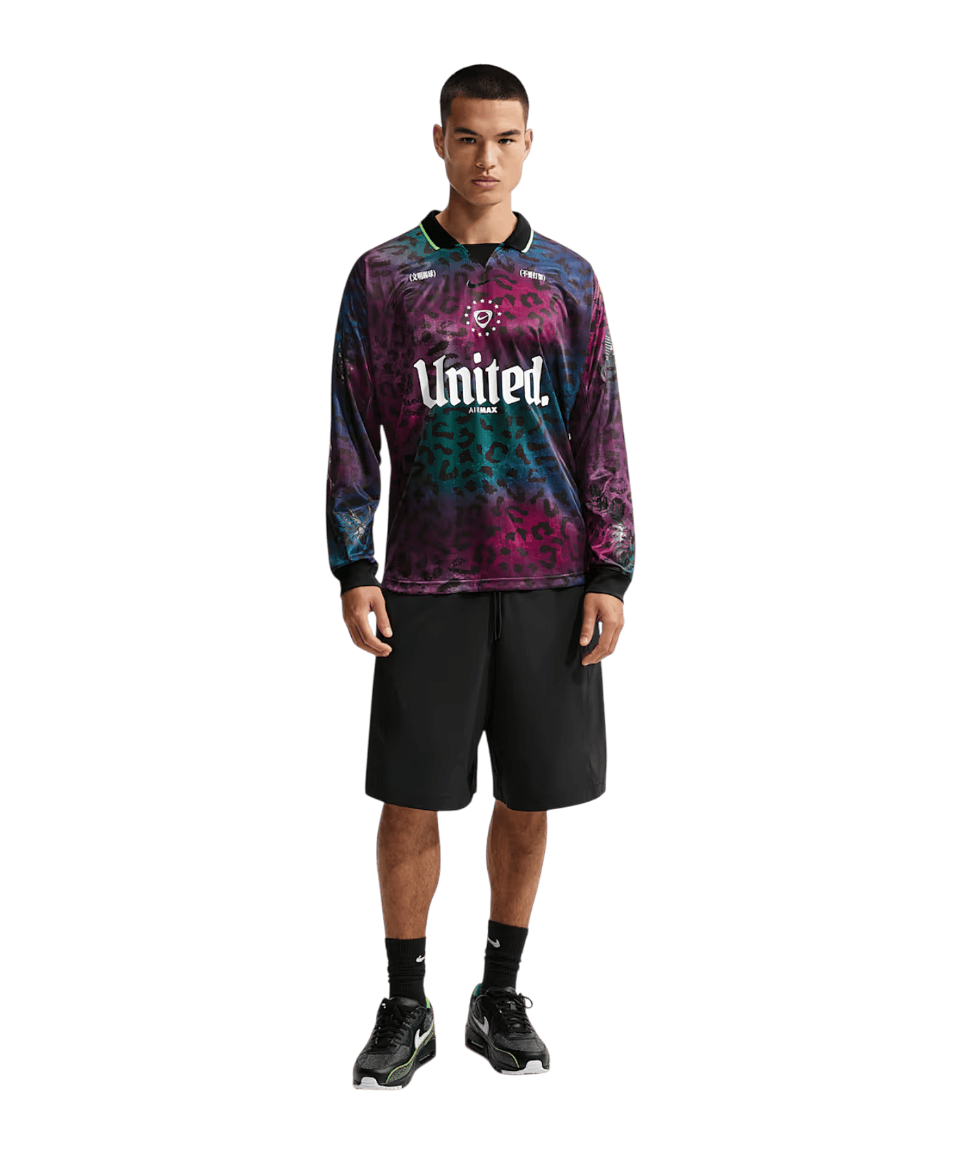Nike NSW Famly Reunn Longsleeve Schwarz F010 - schwarz