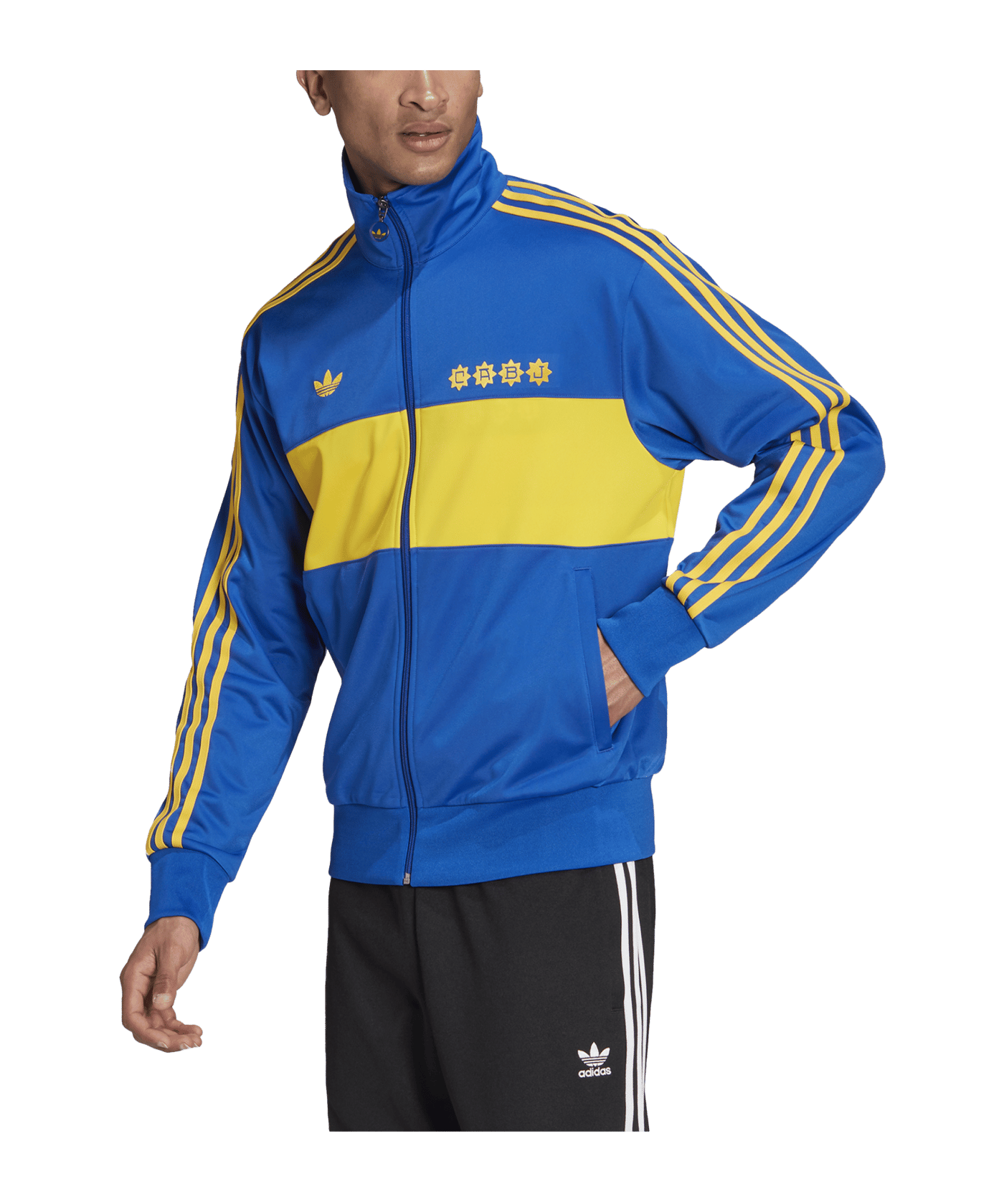 adidas Boca 81 Jacke Blau Gelb - blau