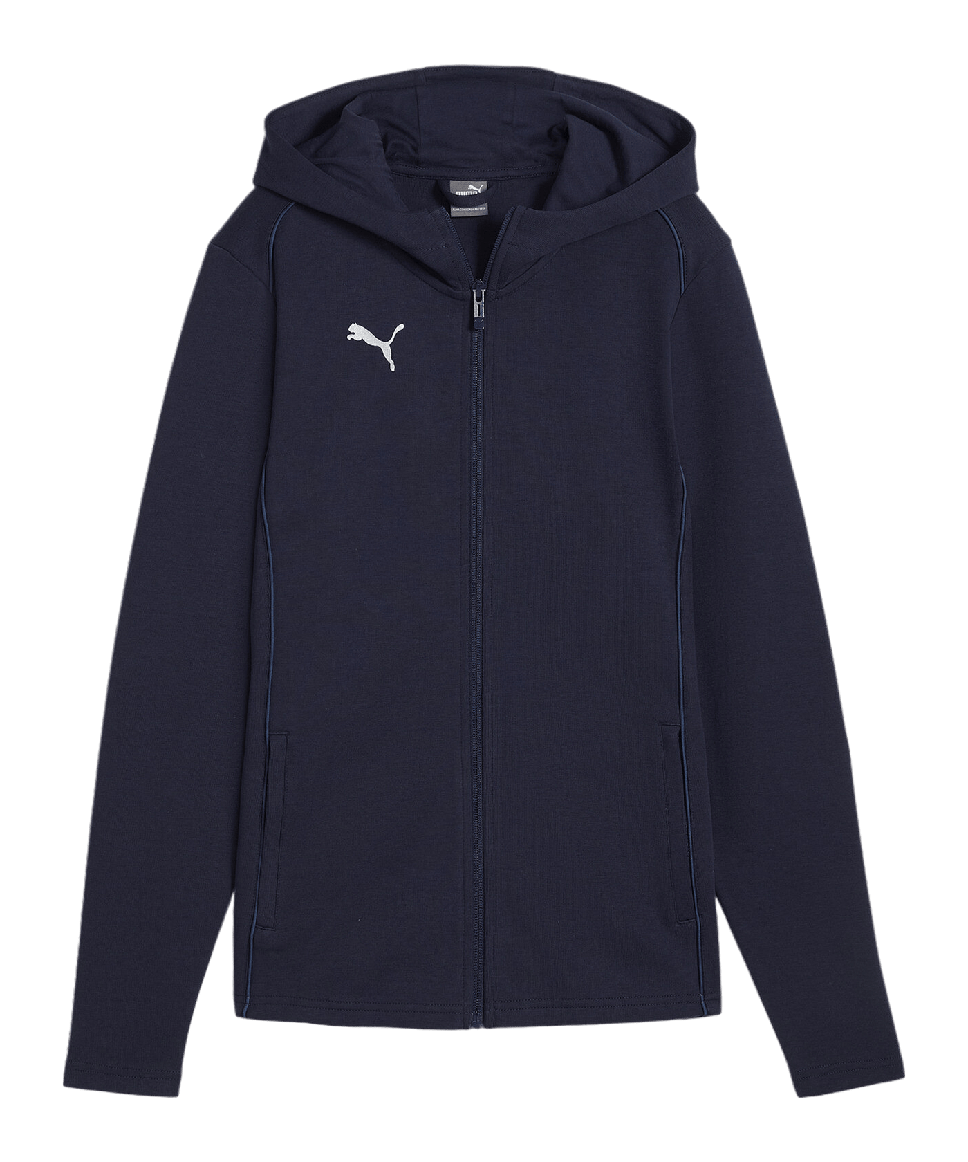 PUMA teamFINAL Casuals Kapuzenjacke Damen Blau F06 - dunkelblau