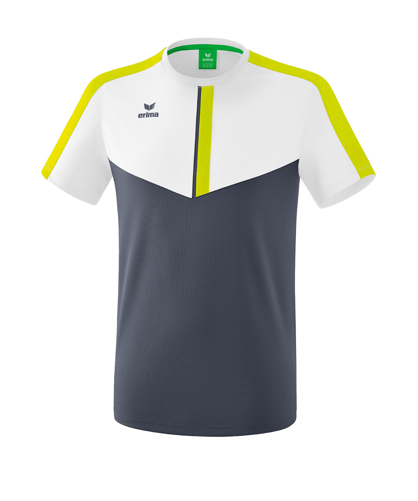 Erima Squad T-Shirt Weiss Grau - weiss