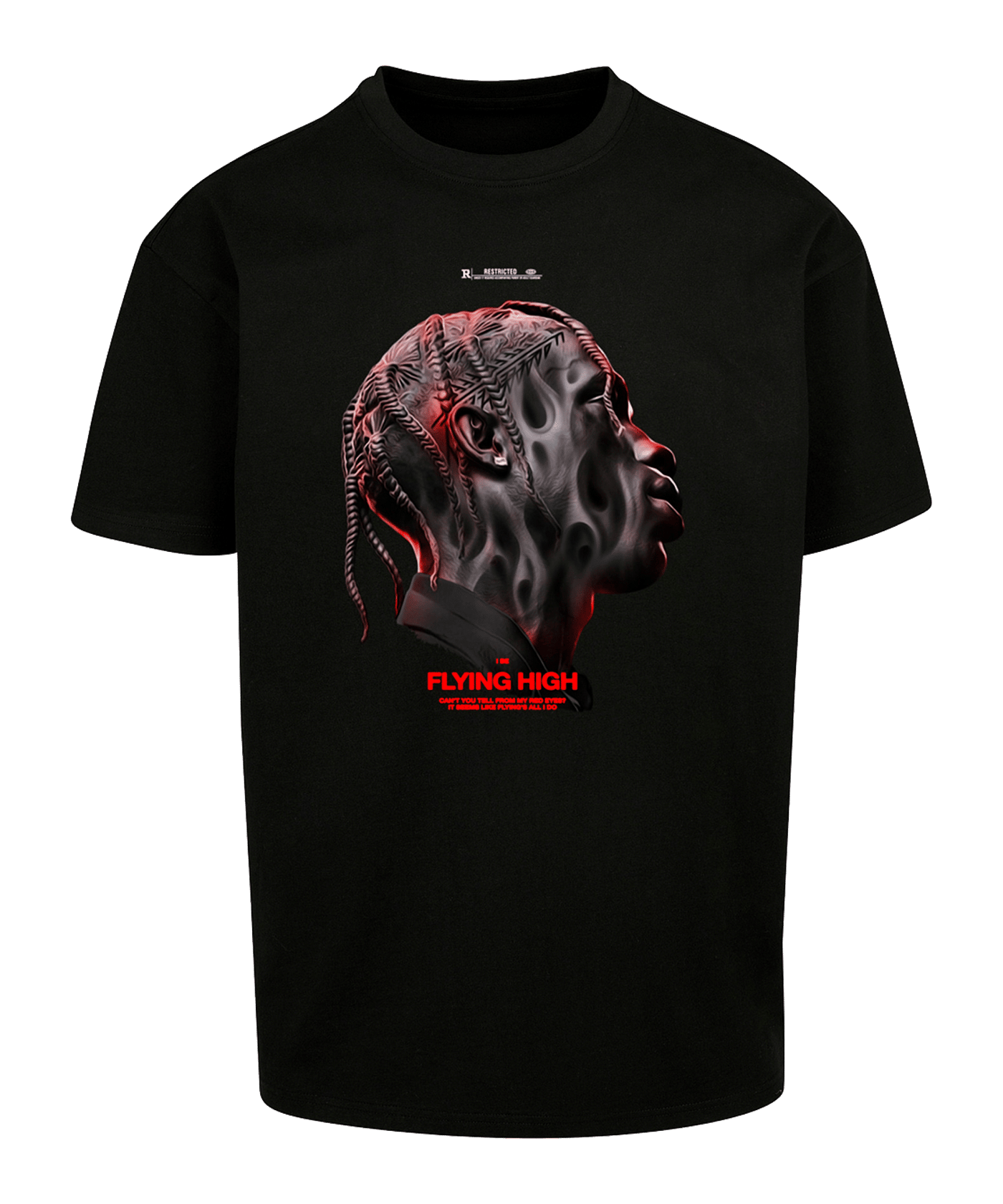 Mister Tee Flying High Oversized T-Shirt Schwarz - schwarz