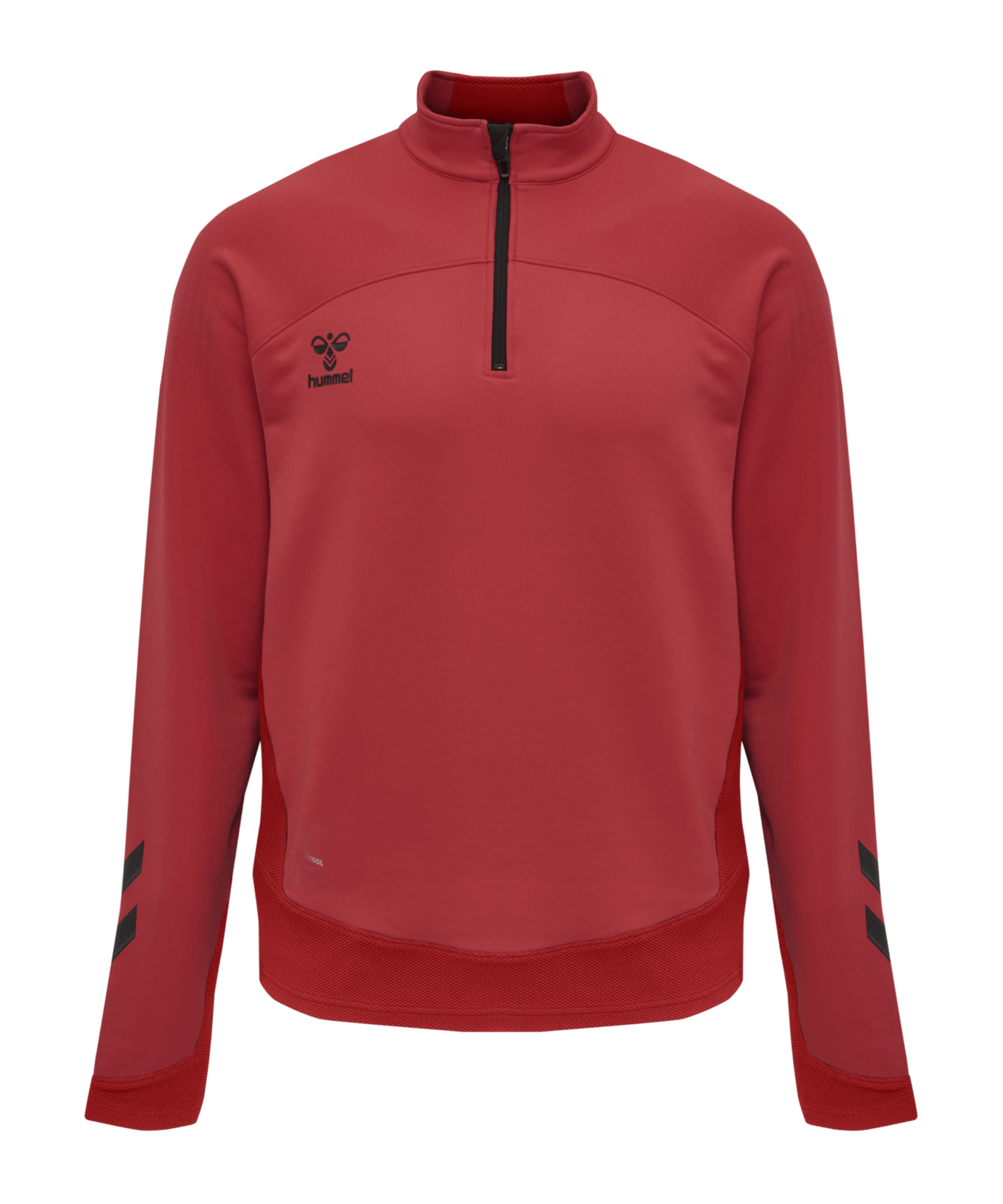 Hummel hmlLEAD HalfZip Sweatshirt Kids Rot F3062 - rot