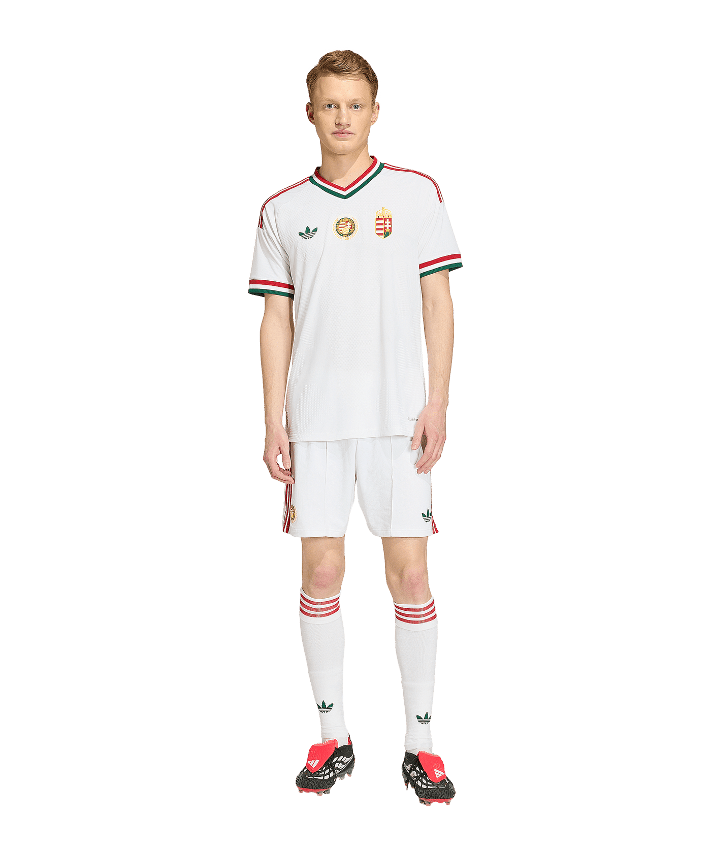 adidas MLSZ Ungarn Authentic Trikot Away WM 2026 Weiß - weiss