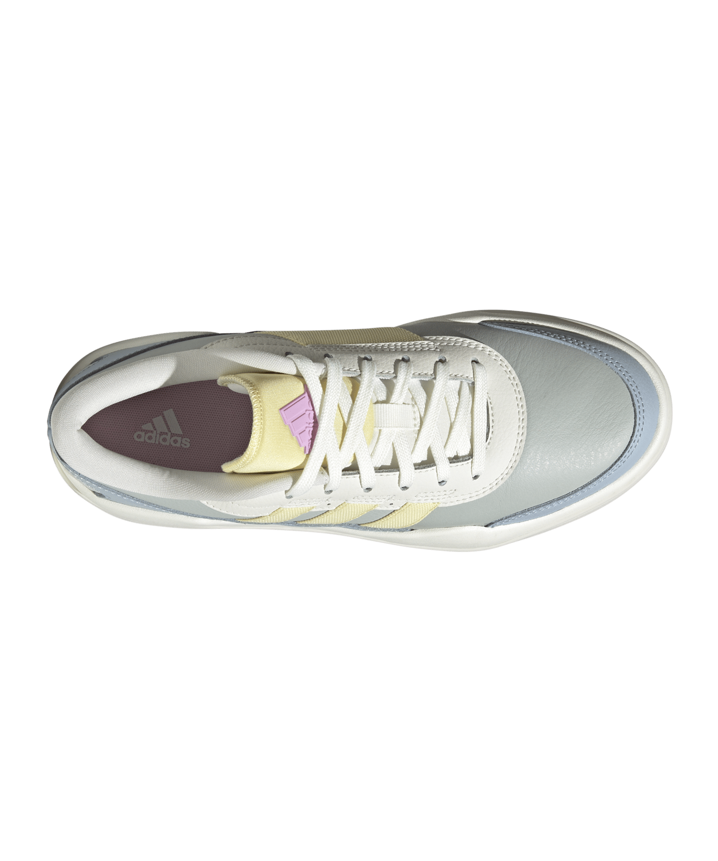 adidas Osade Damen Weiss Gelb Blau - weiss
