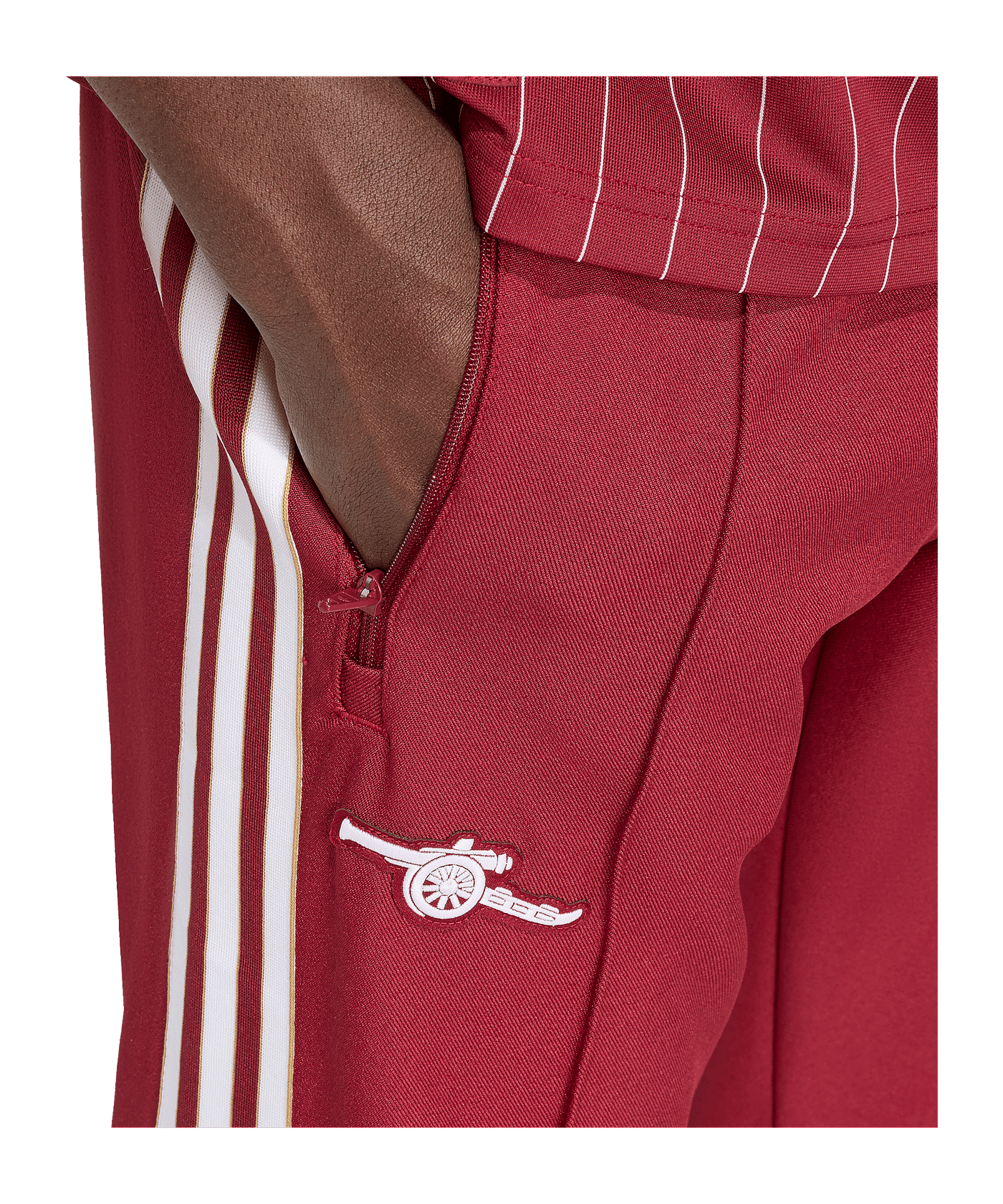 adidas FC Arsenal London Icon Track Hose Rot - rot