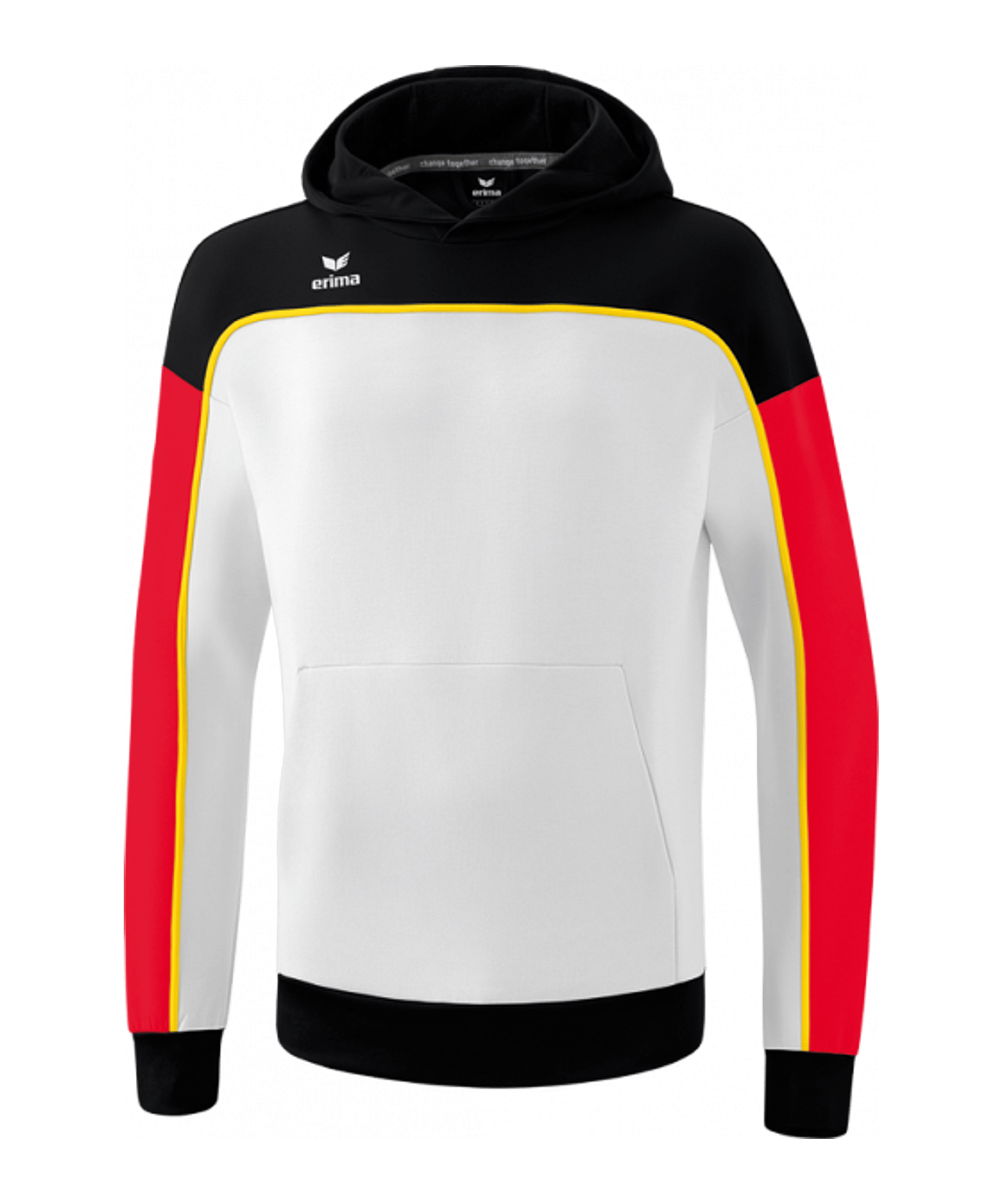 Erima Change by Hoody Kids Weiss Schwarz - weiss