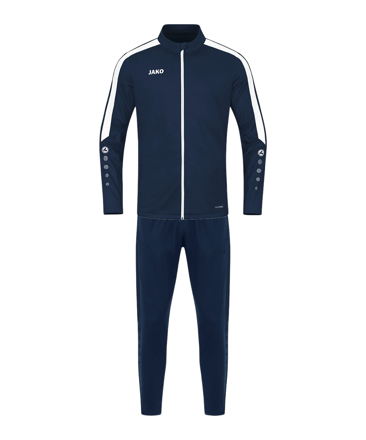 JAKO Polyester Power Trainingsanzug Kids Blau F900 - blau
