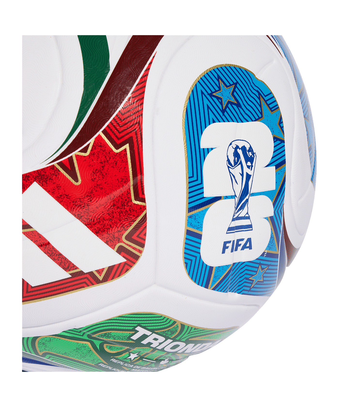 adidas World Cup 26 Trionda League Trainingsball Weiß - weiss