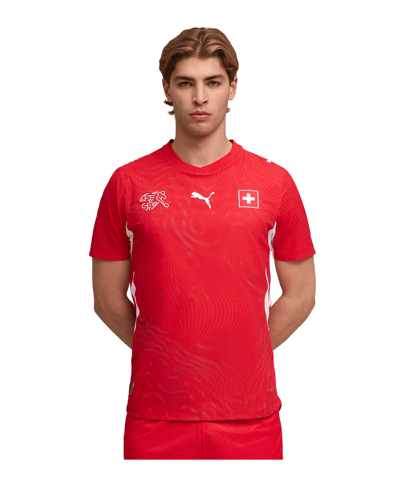 PUMA SFV Schweiz Authentic Trikot Home WM 2026 Rot F01 - rot