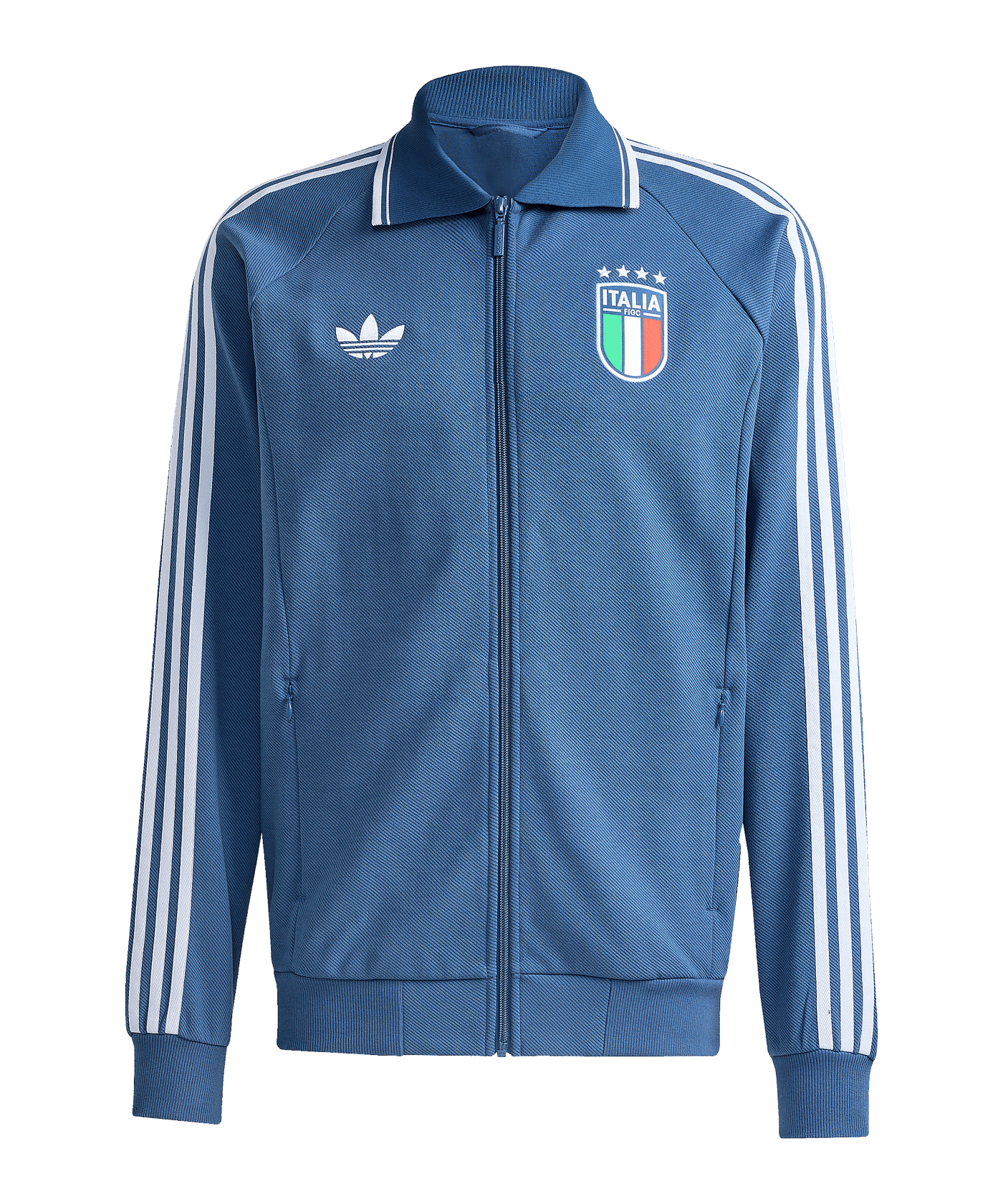adidas FIGC Italien Anthem Jacke Blau - blau