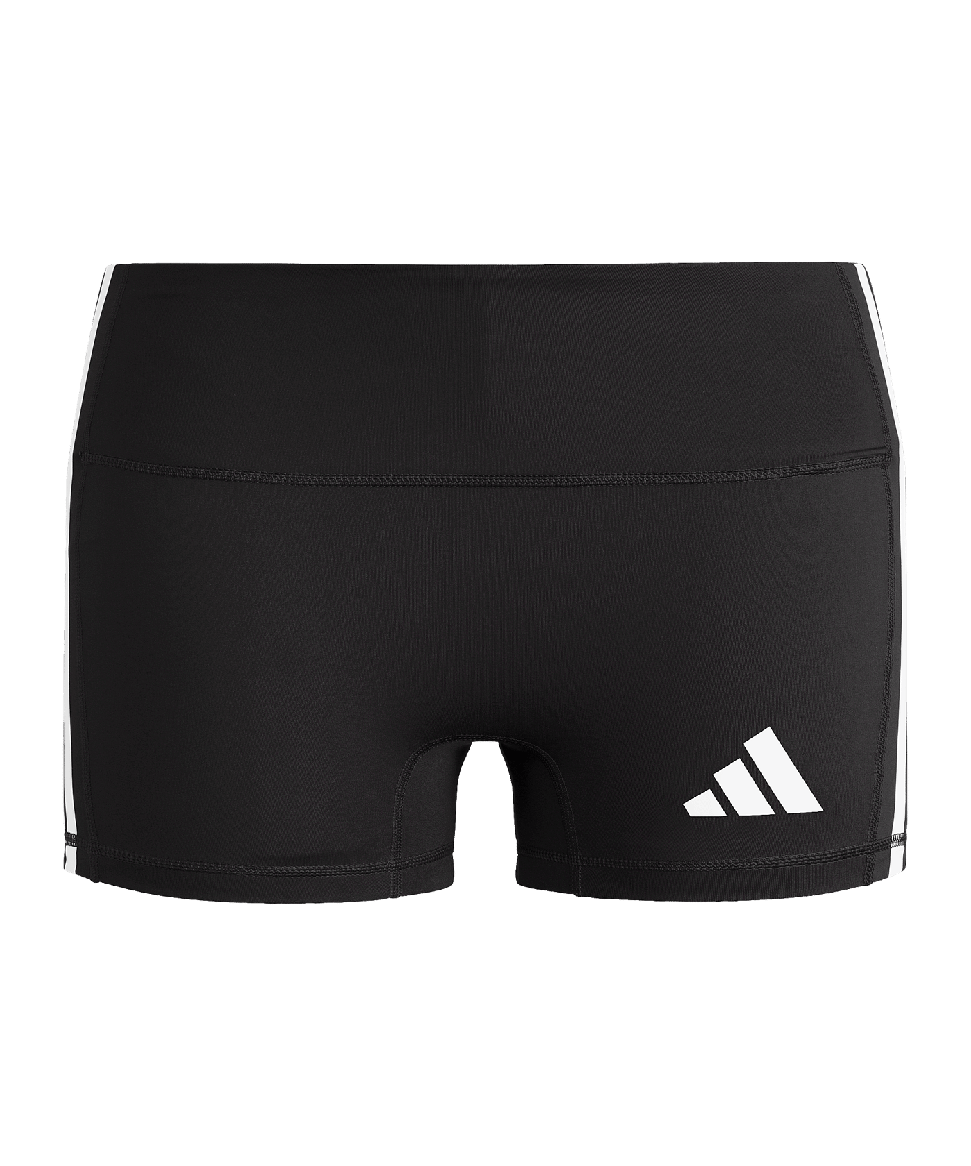 adidas Volleyball 3 Stripes 4" Short Damen Schwarz - schwarz