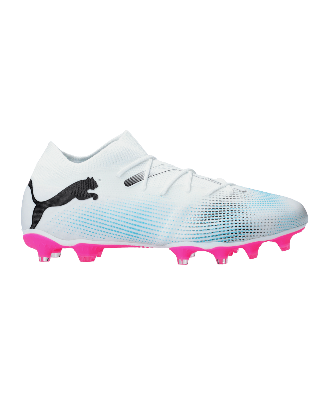 PUMA FUTURE 7 Match FG/AG Phenomenal Weiss Schwarz Pink F01 - weiss