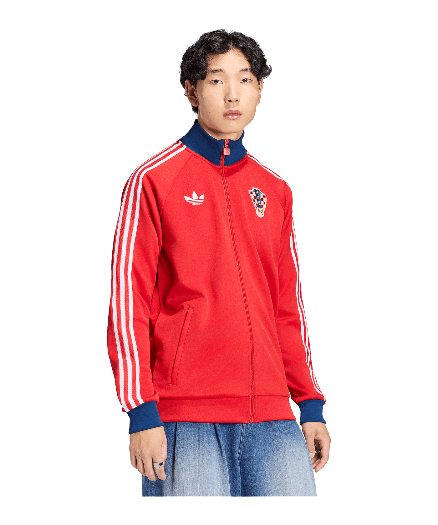 adidas Originals Kroatien Jacke Rot - rot