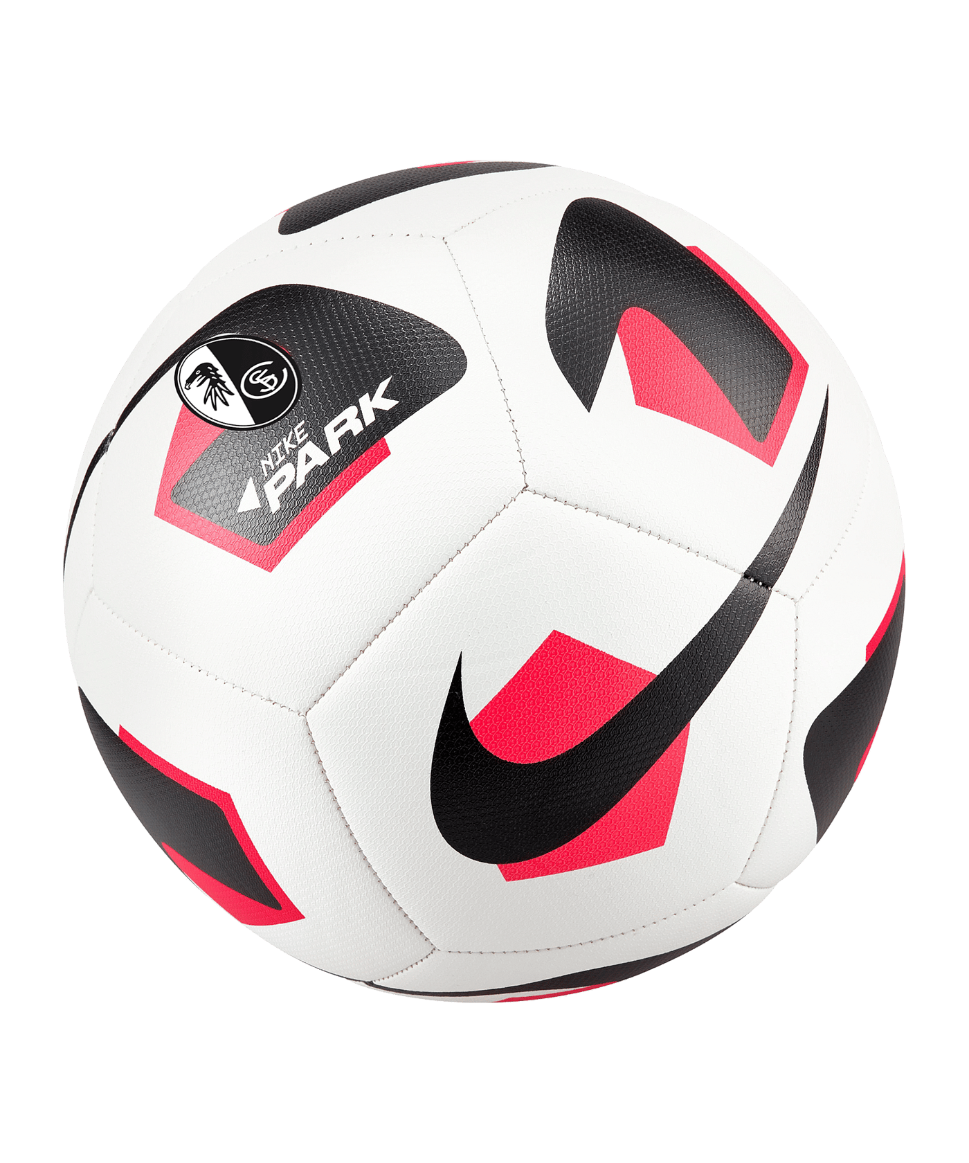 Nike SC Freiburg Fan-Ball Park Weiss F100 - rot