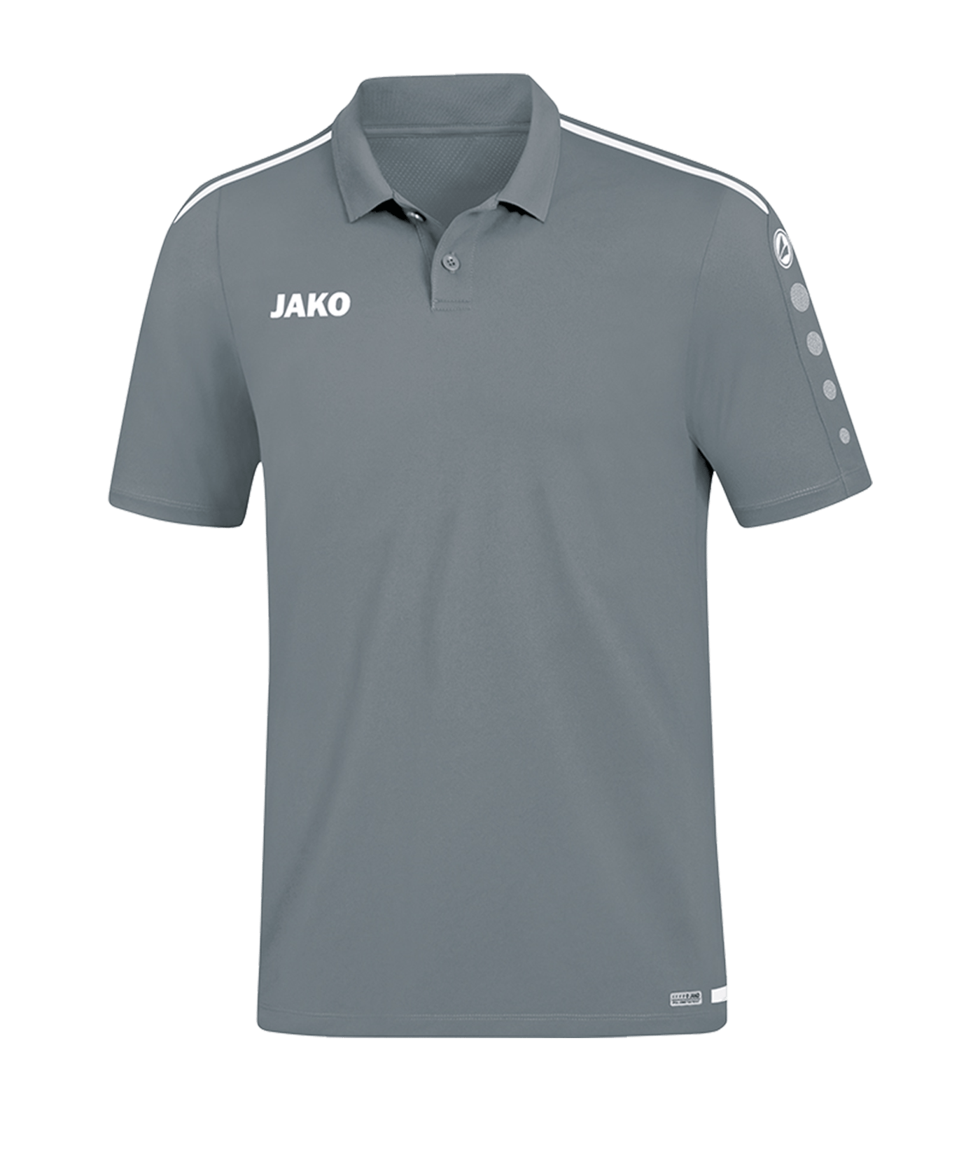 Jako Striker 2.0 Poloshirt Grau Weiss F40 - grau
