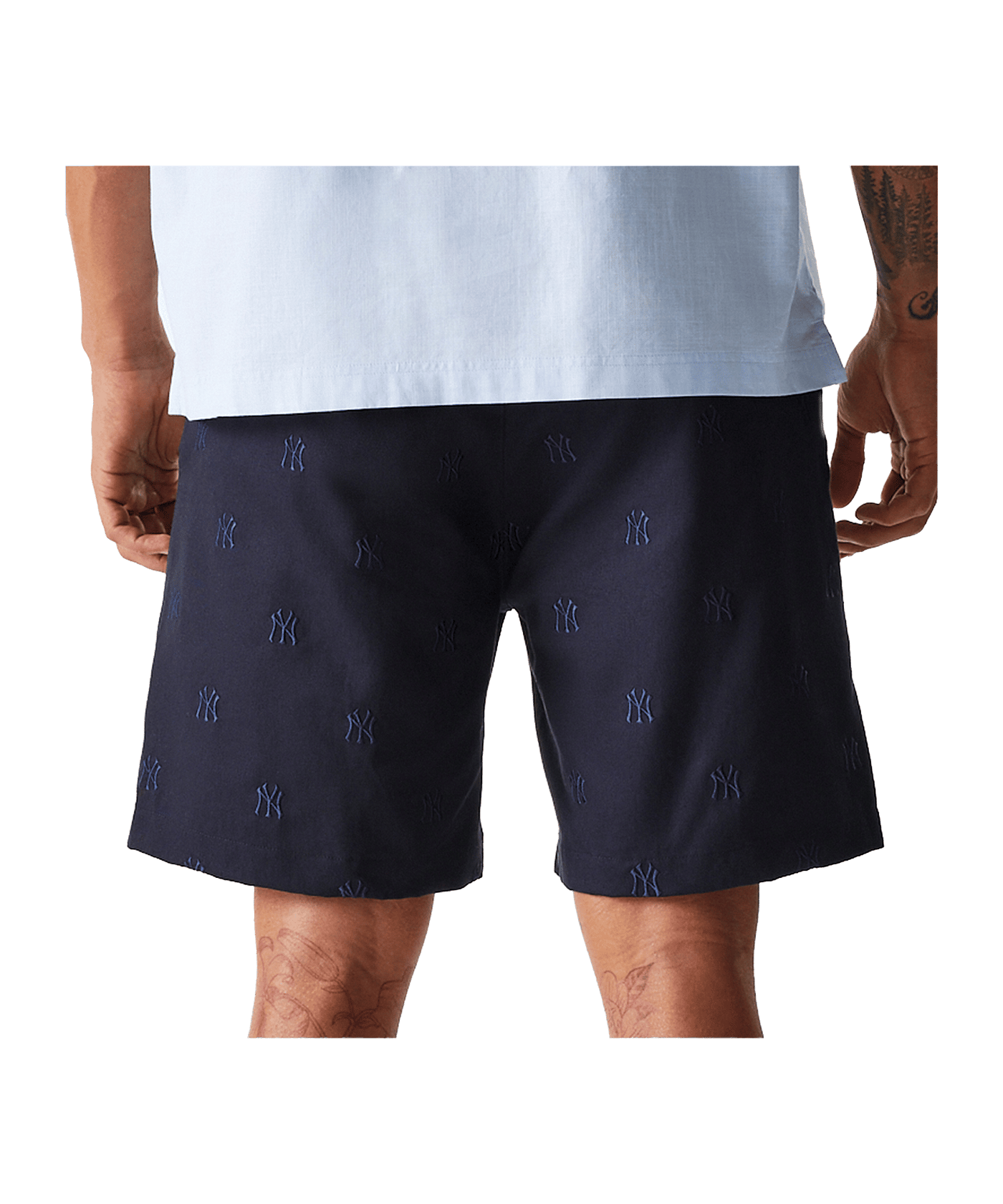 New Era MLB New York Yankees Monogram Short Blau - blau