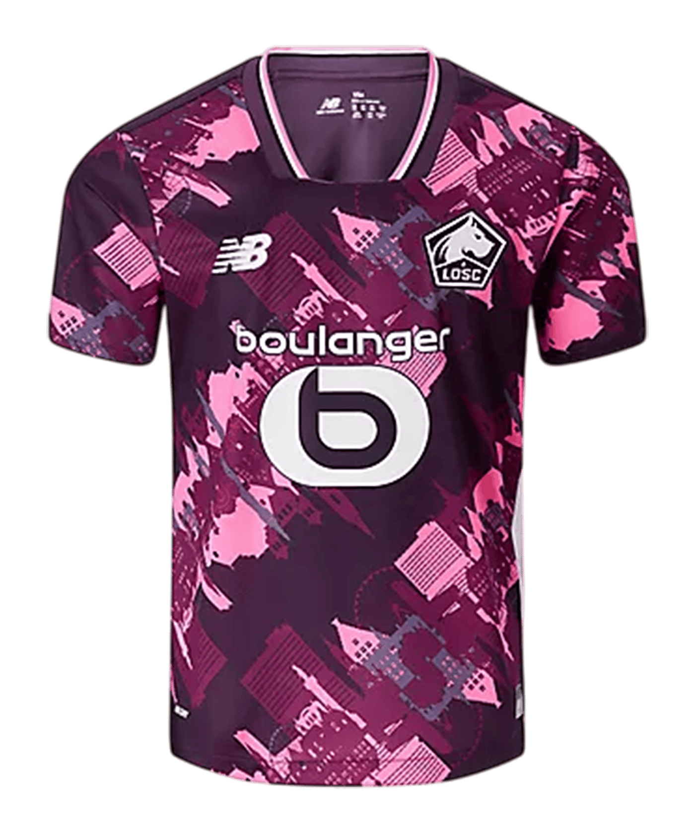 New Balance LOSC Lille Short Away 2025/2026 Kids Mehrfarbig FFOU - mehrfarbig