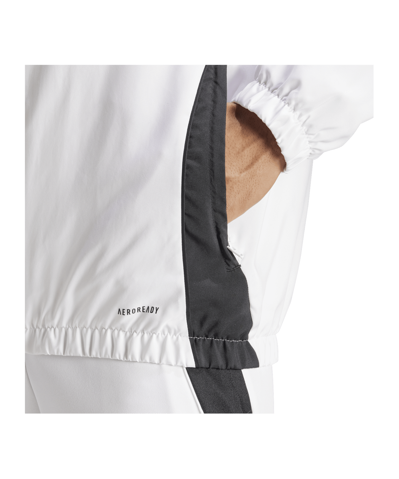 adidas Tiro 24 Windbreaker Weiss Schwarz - weiss