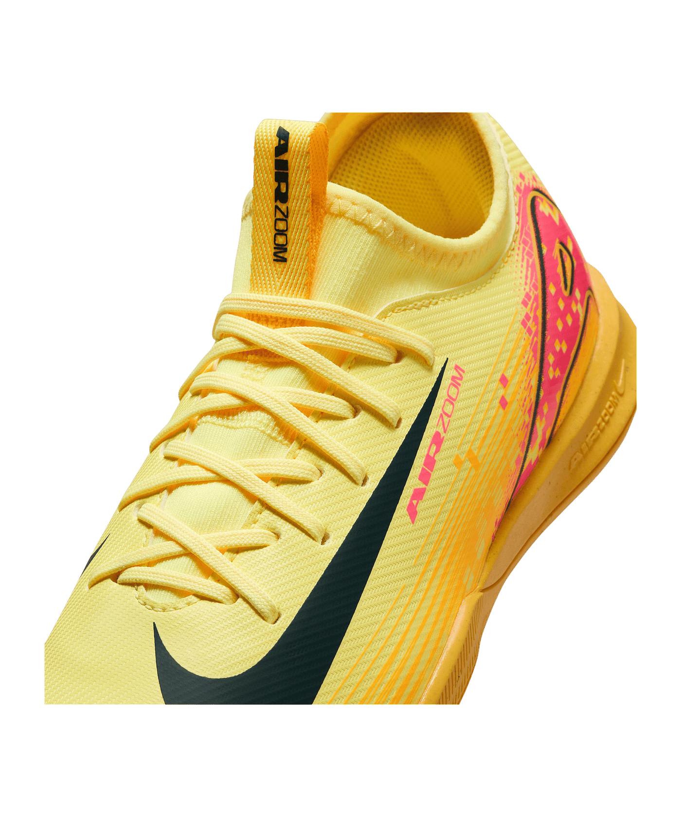 Nike Jr Air Zoom Mercurial Vapor XVI Academy IN Mbappe Signature Kids Orange Blau F800 - orange