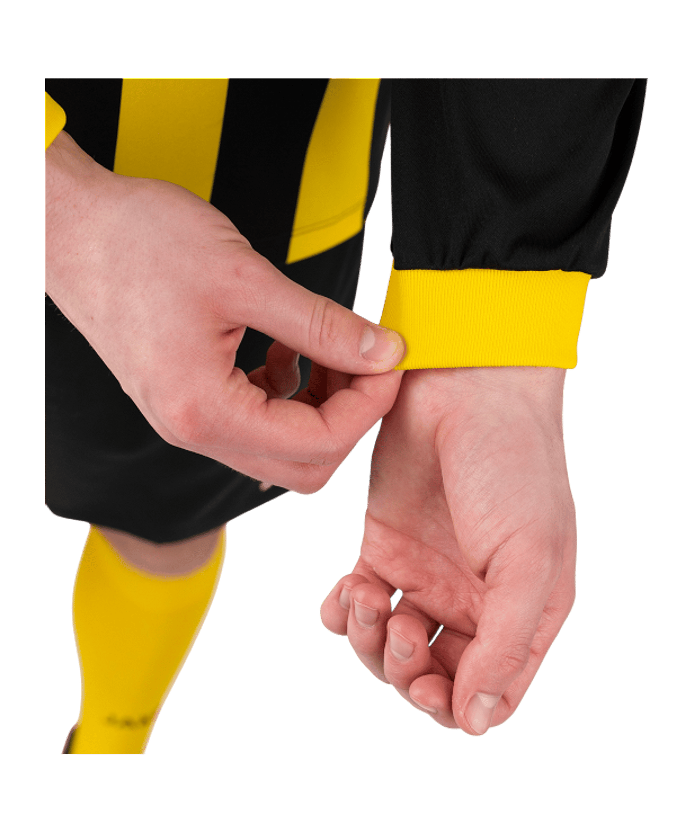 JAKO Inter Trikot Langarm Schwarz Gelb F803 - schwarz