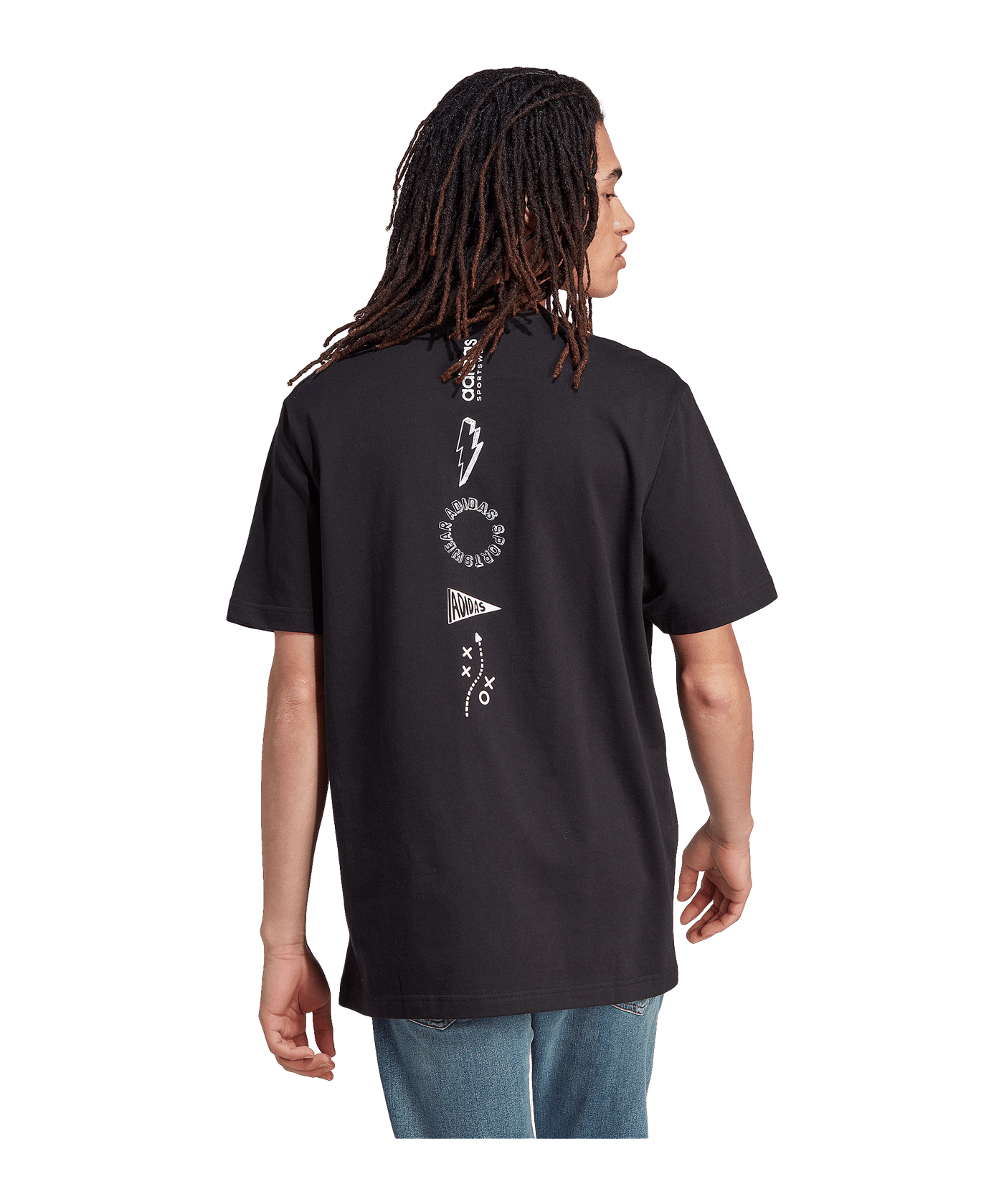 adidas Sportswear Graphic Love T-Shirt Schwarz - schwarz