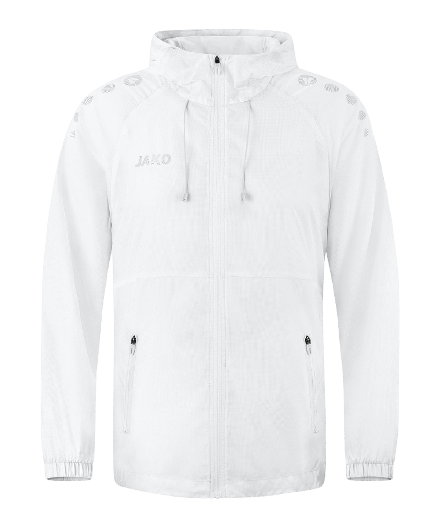 JAKO Flow Lightweight Jacke Kids Weiß F0 - weiss