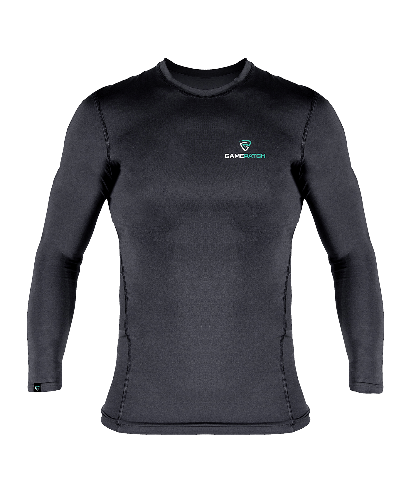 Gamepatch Compressishirt Hemd Schwarz - schwarz